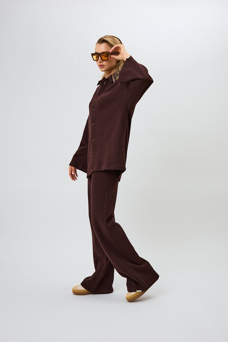 Lyle Flared Winter Pants Truffle