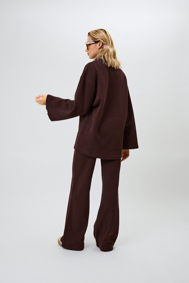 Fleur Winter Blouse Truffle