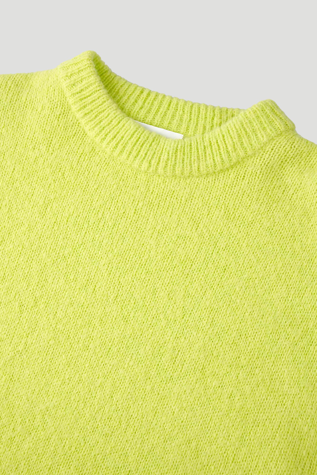 Ola Fluffy Jumper Lime