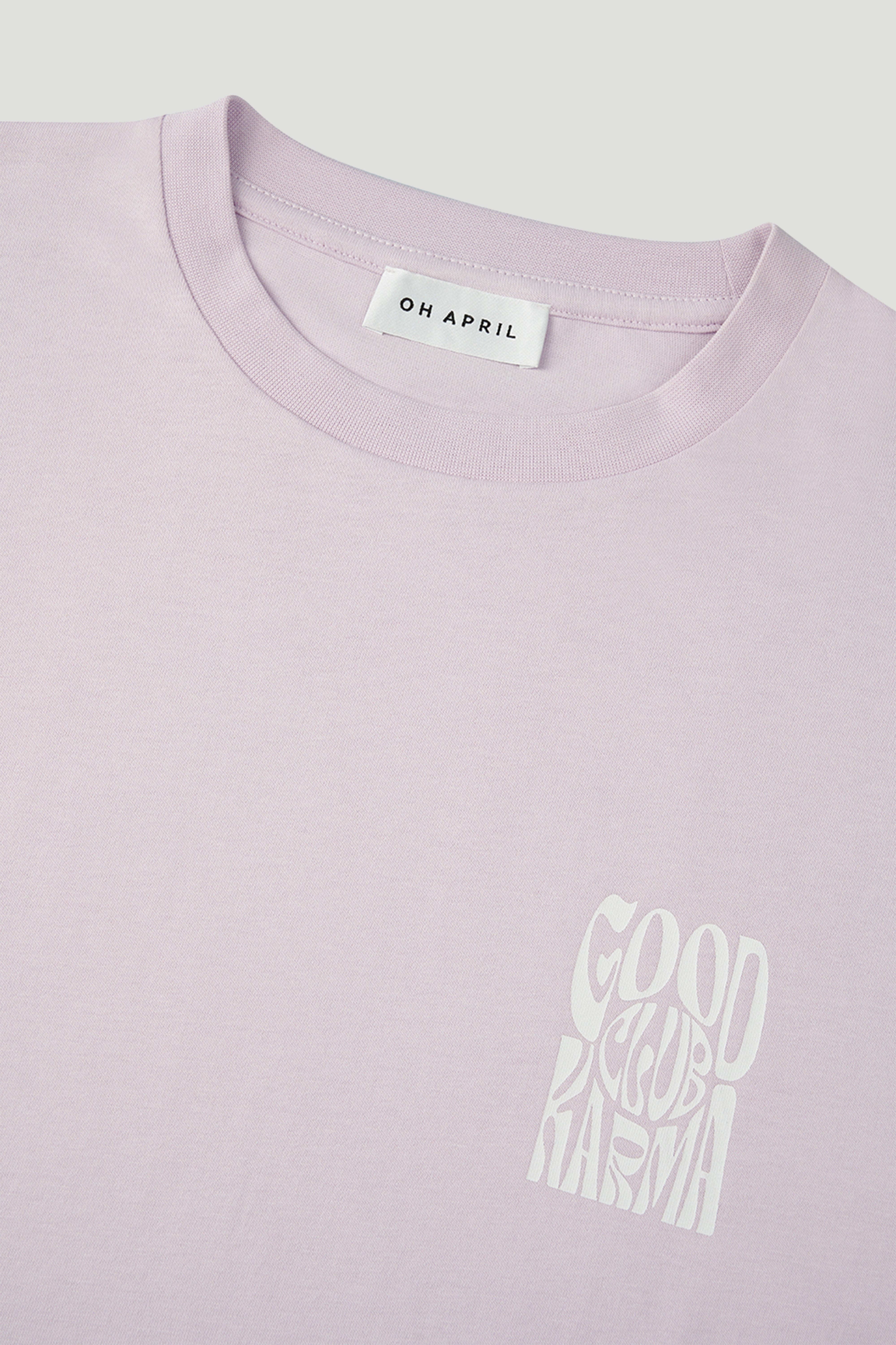 Boyfriend T-Shirt Lilac Good Karma Club