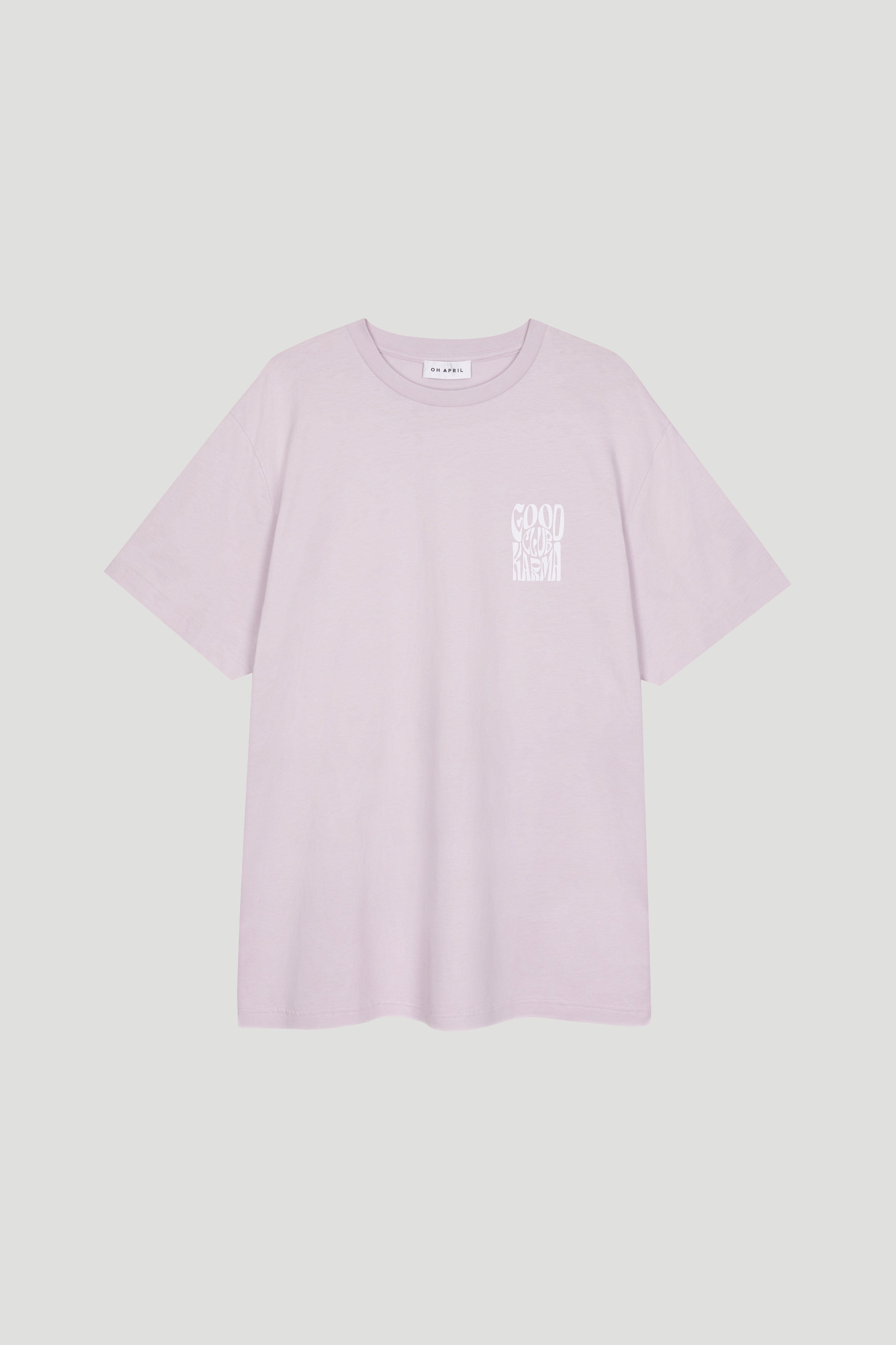 Boyfriend T-Shirt Lilac Good Karma Club