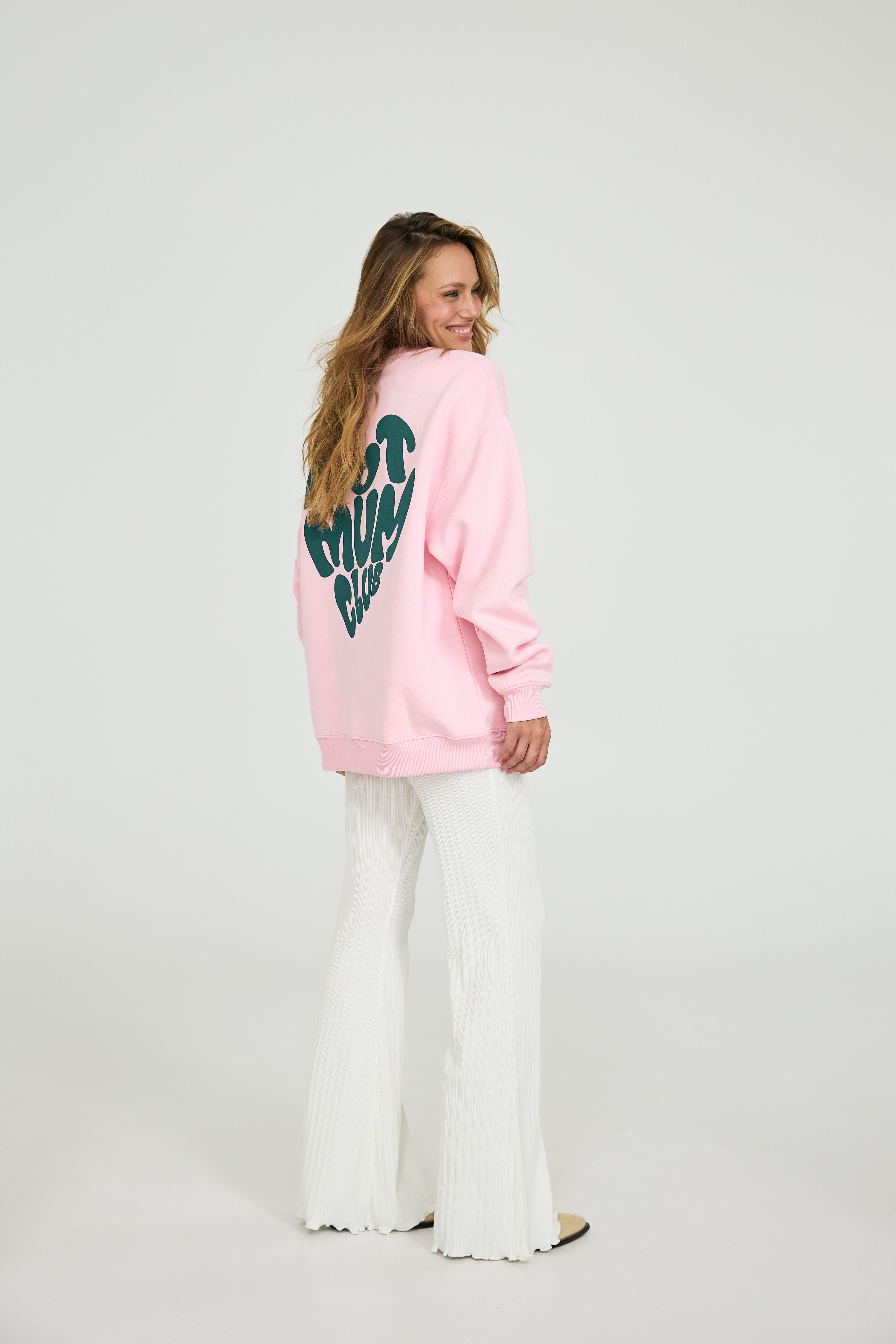 OV Sweater Hot Mum Club Baby Rose