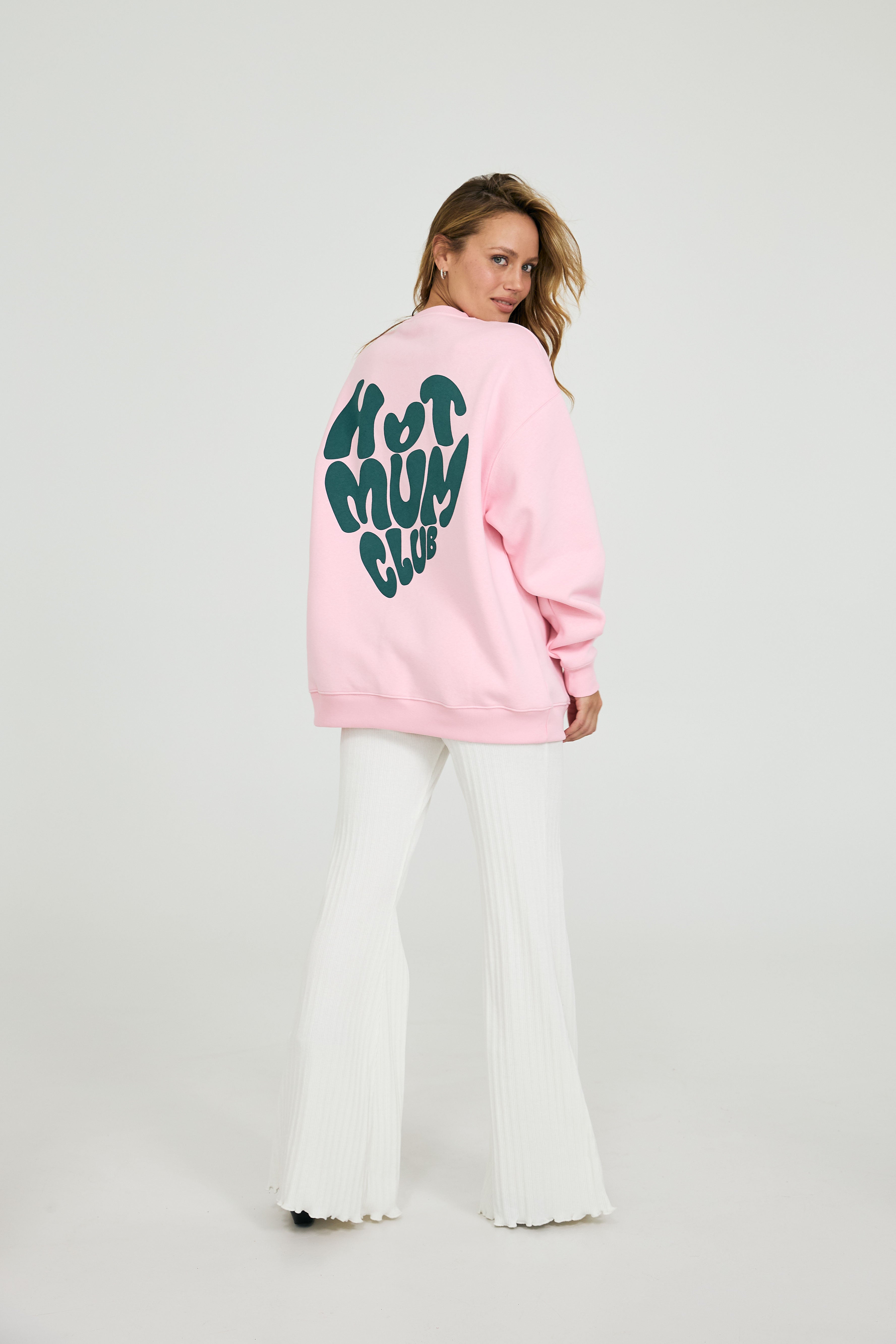 OV Sweater Hot Mum Club Baby Rose