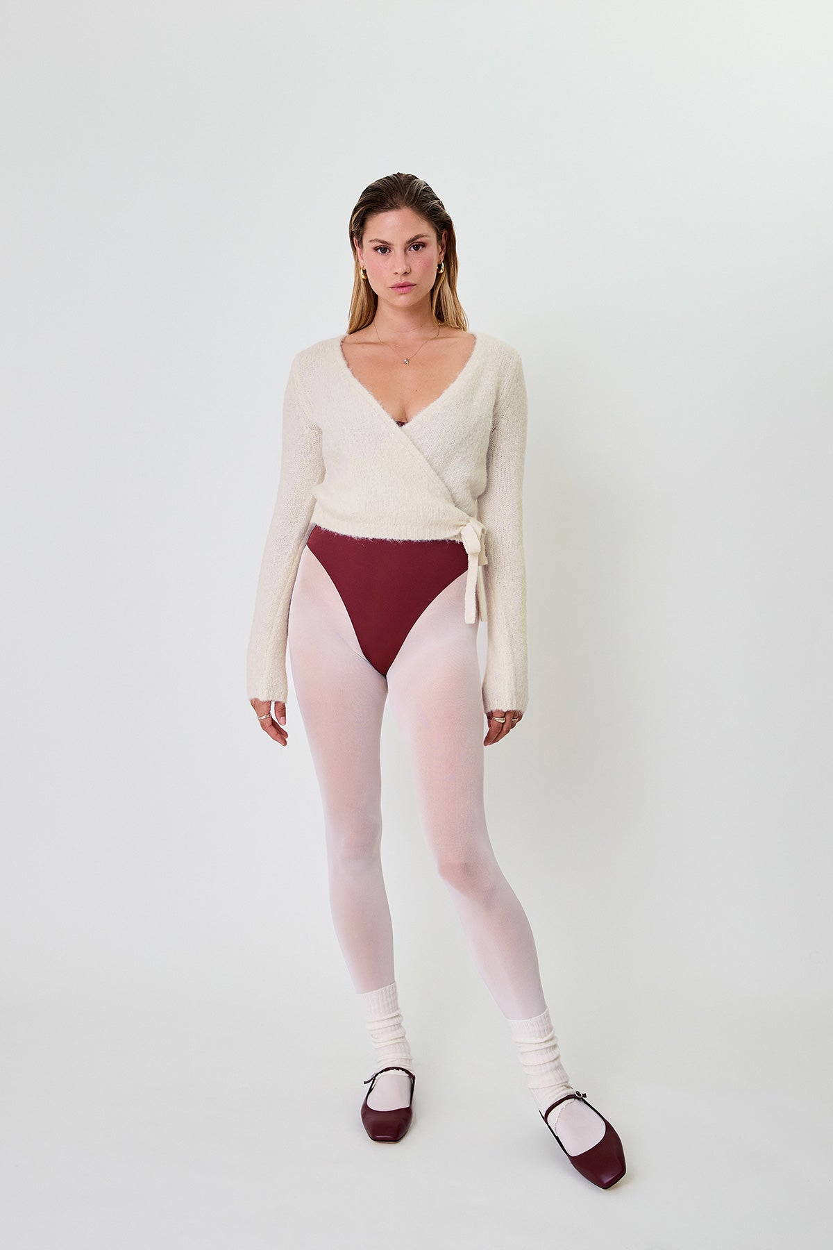 Indie Wrap Jacket Ivory