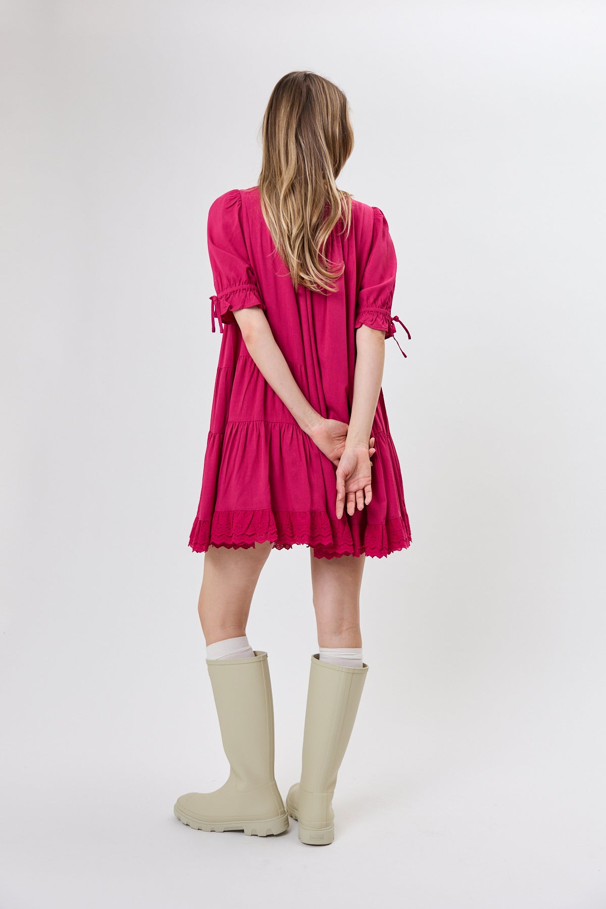 Isla A-Line Dress Berry Whip