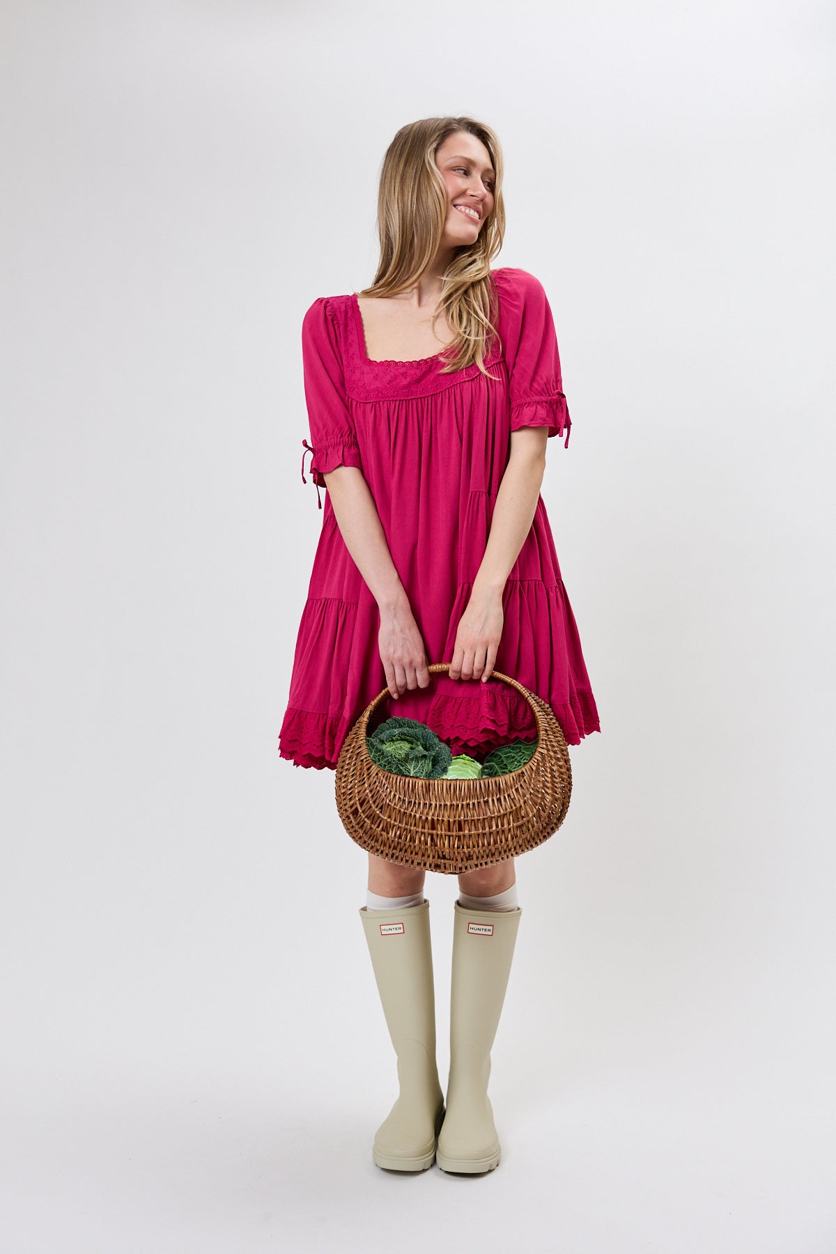 Isla A-Line Dress Berry Whip