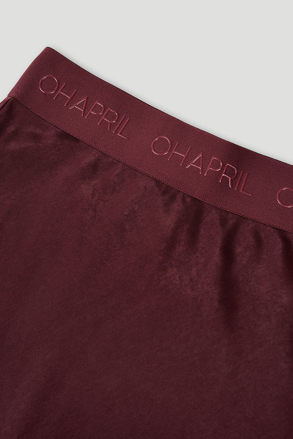 Jaelynn Satin Skirt Cherrywood