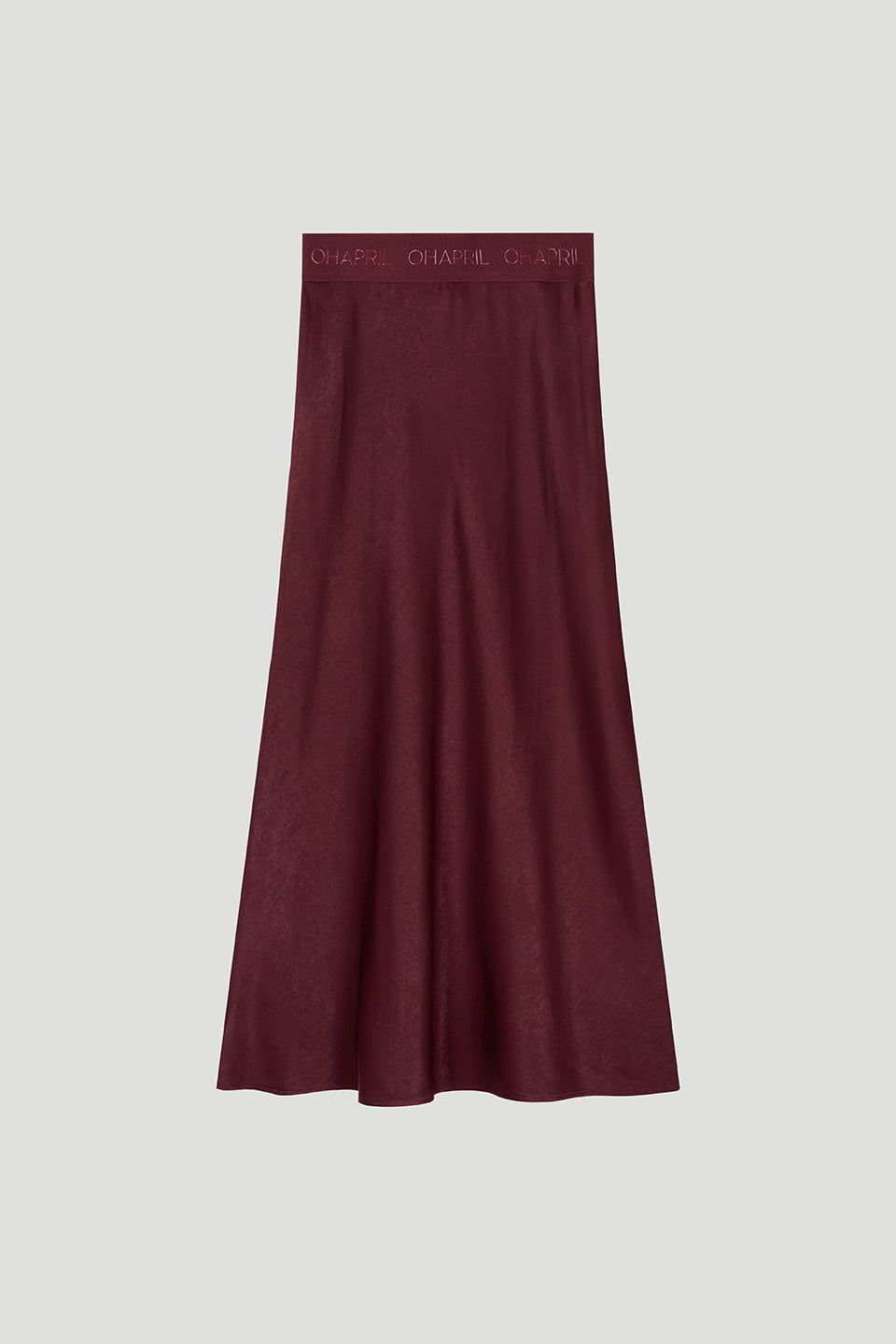 Jaelynn Satin Skirt Cherrywood