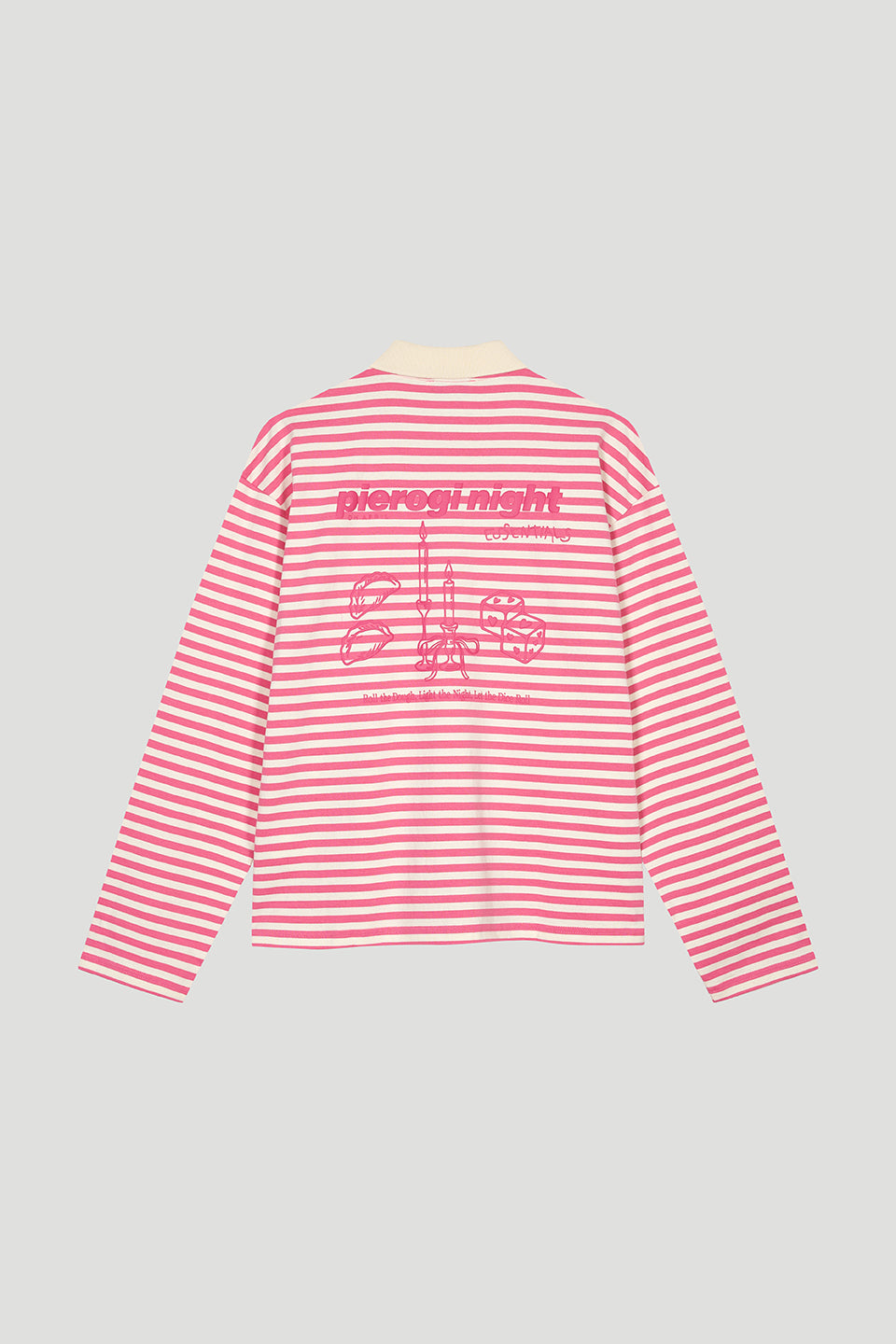 Jolina Polo Dark Rose/Beige