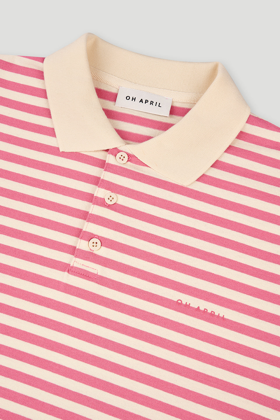 Jolina Polo Dark Rose/Beige