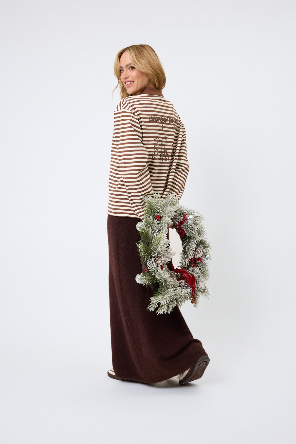 Jolina Polo Brown/Beige