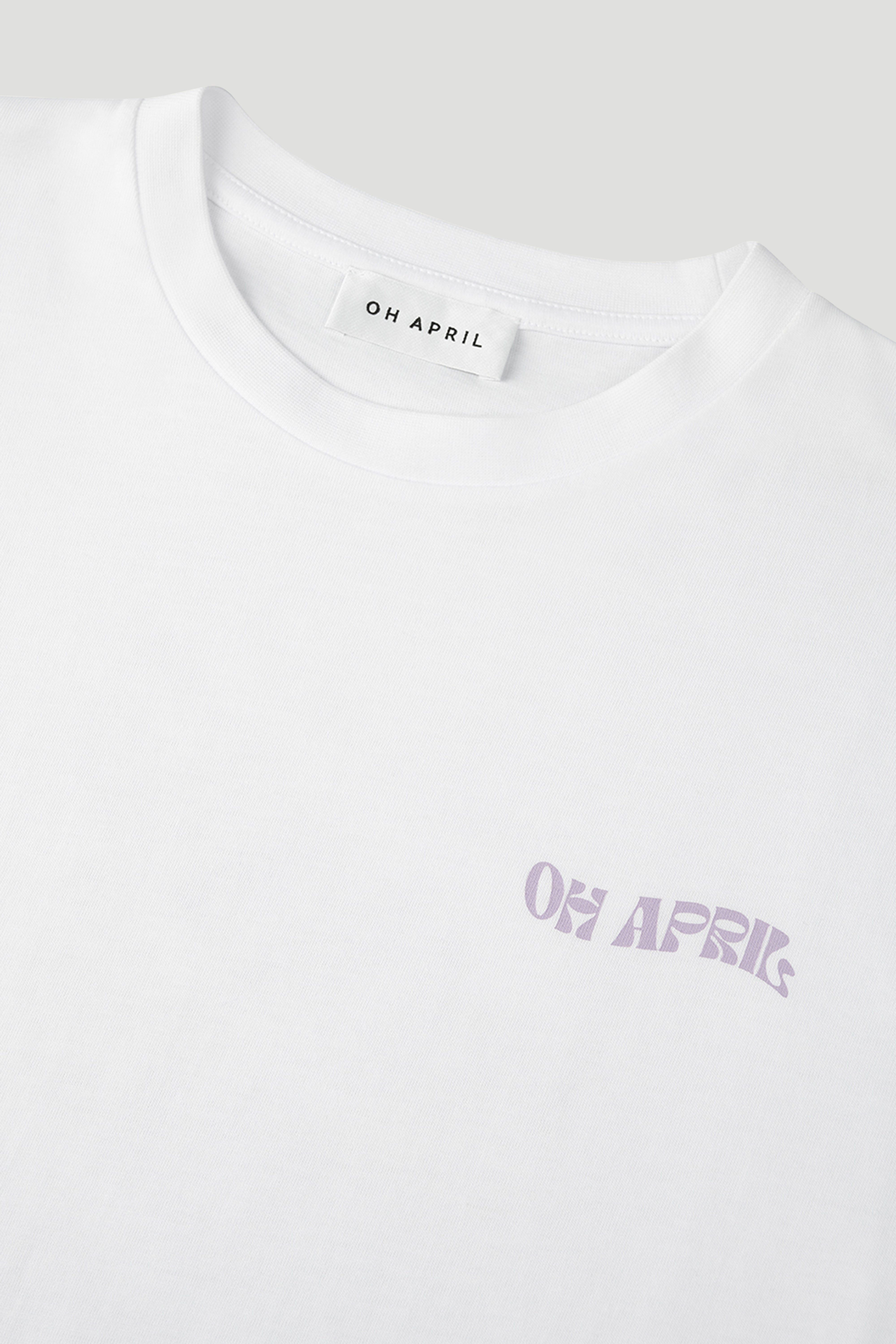 Boyfriend T-Shirt White Distance Call