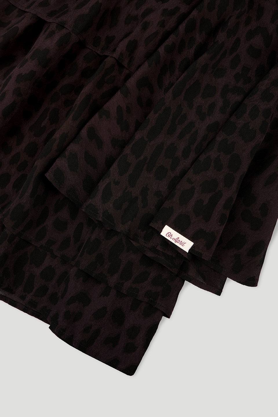 Lavinia Volant Dress Leo Truffle