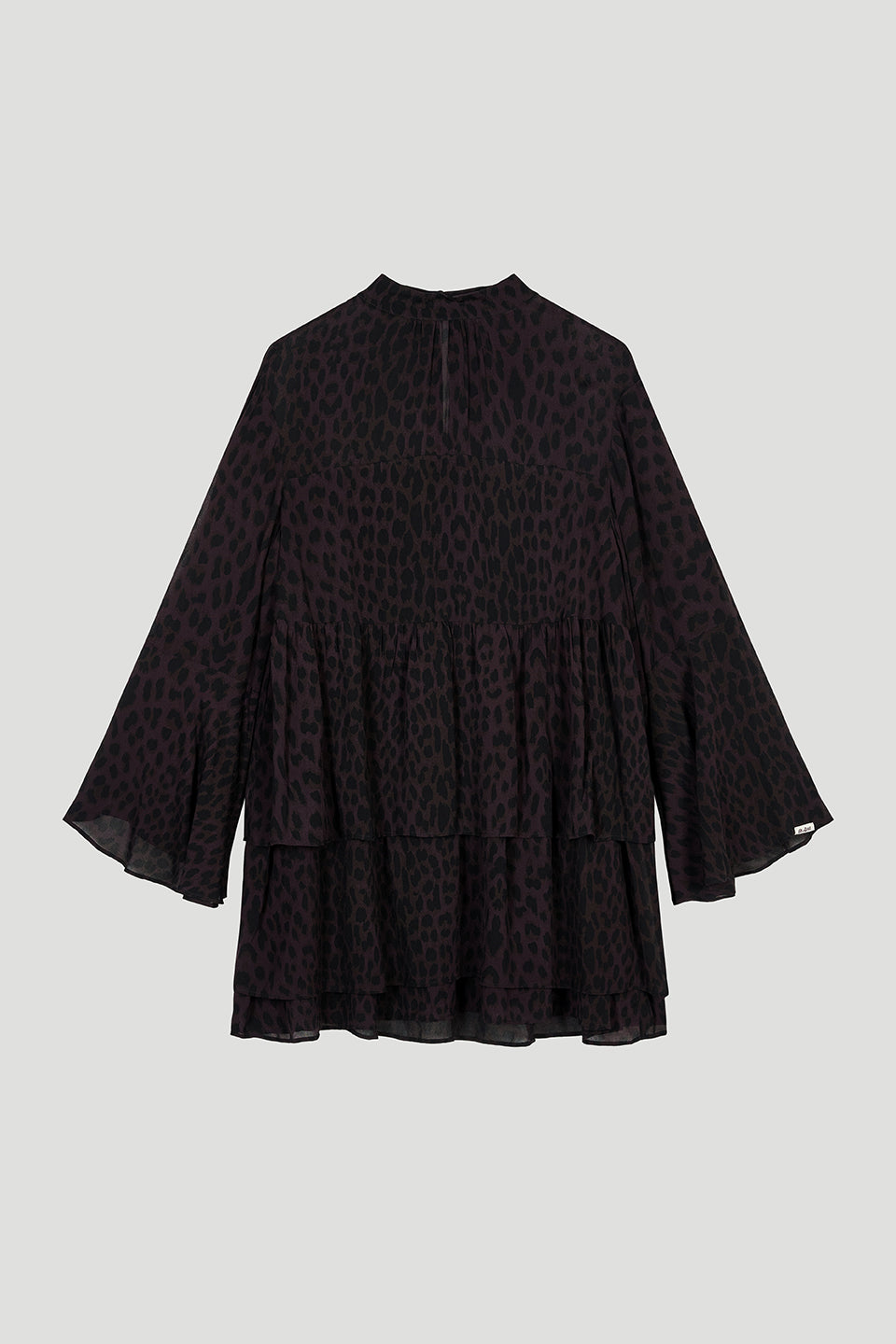 Lavinia Volant Dress Leo Truffle