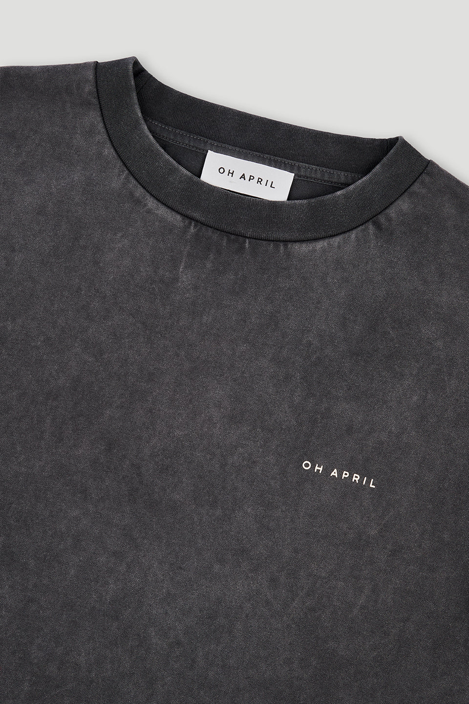 Layered BF T-Shirt Dark Grey Acid