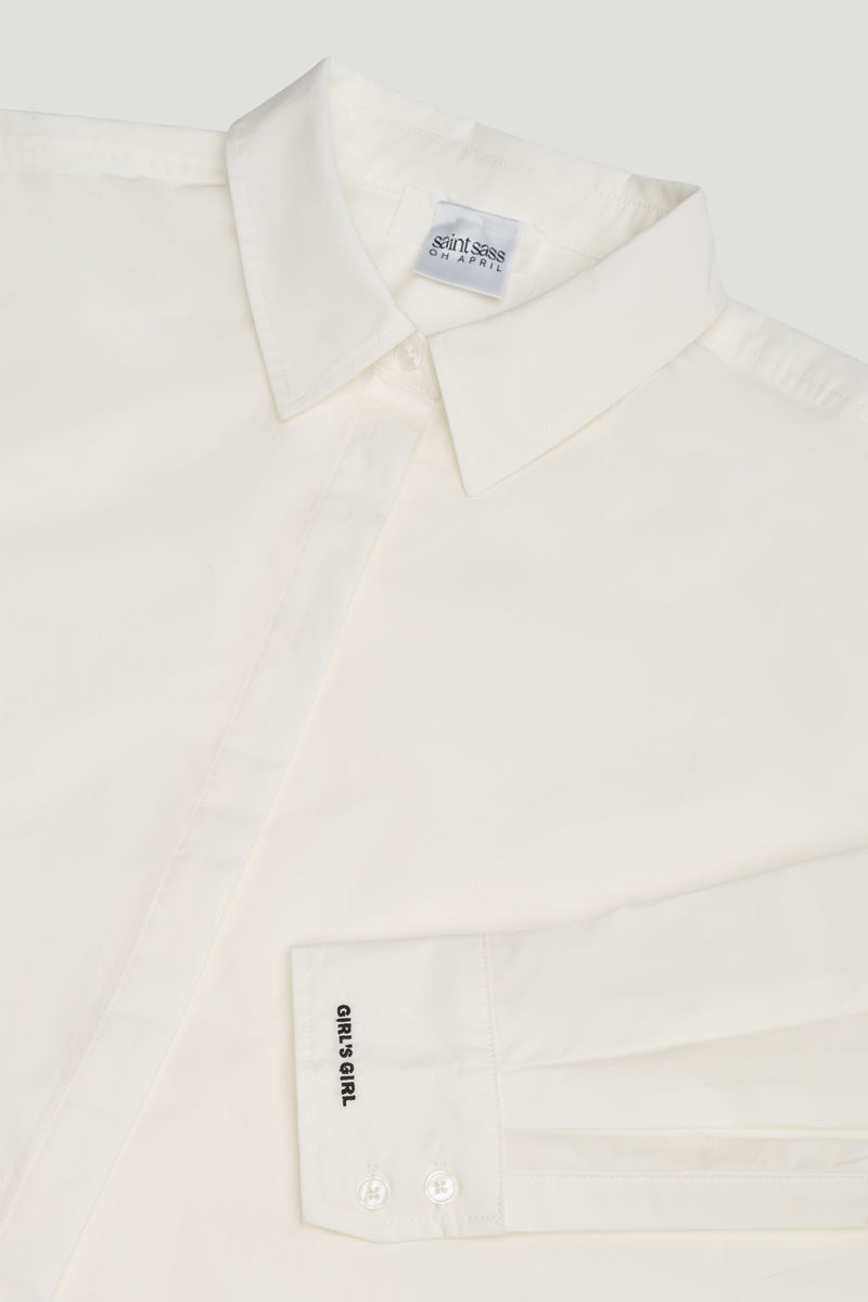 Leya Oversized Shirt Warm White