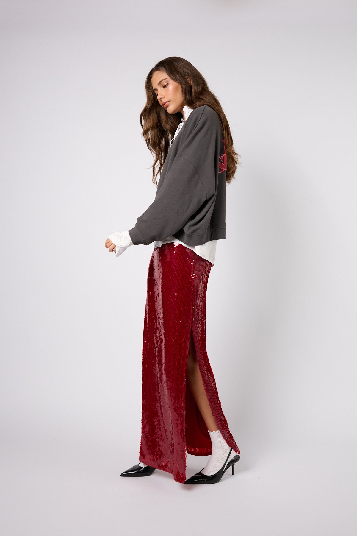 Light Sweater Love Season Graphite