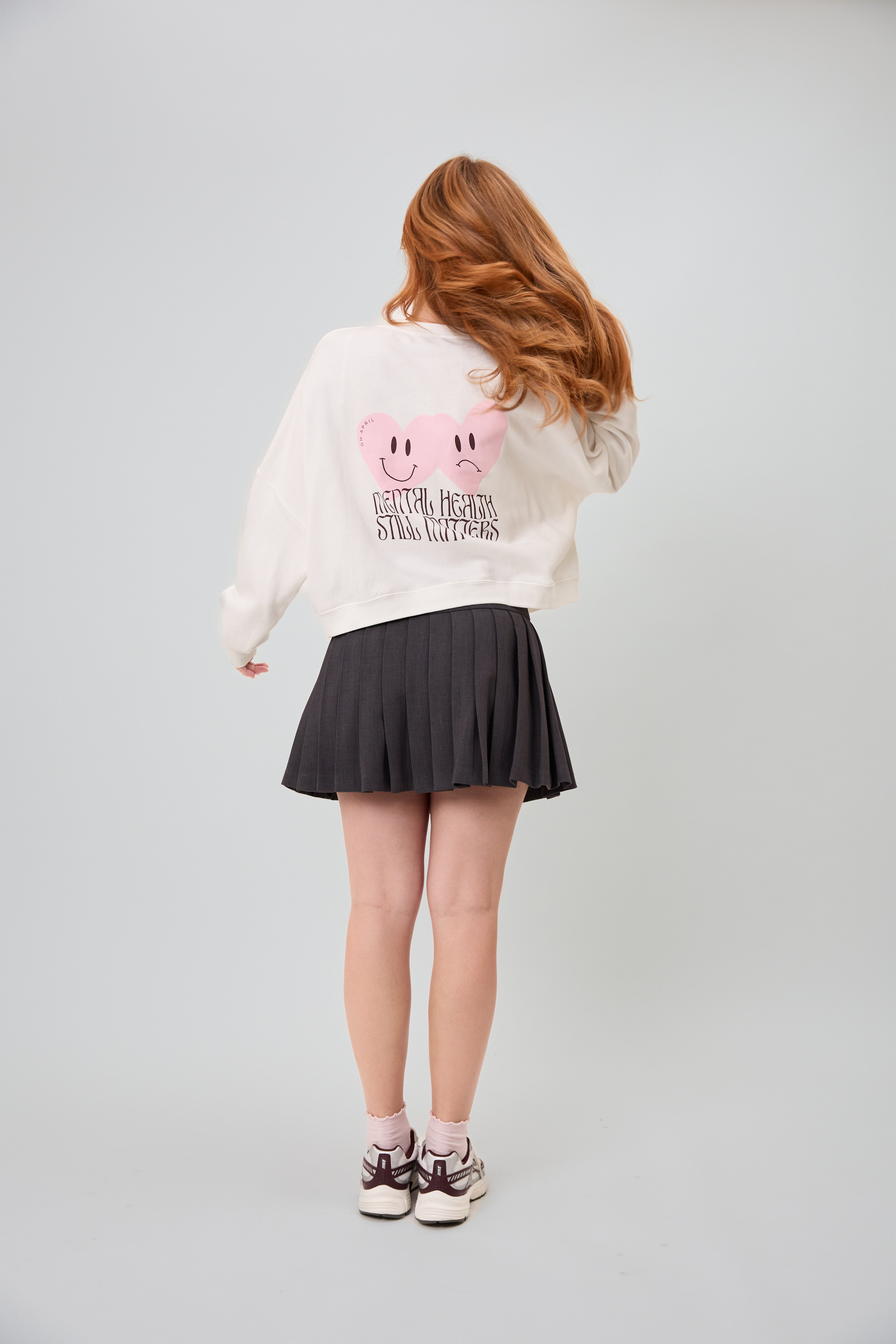 Light Sweater Mental Health White