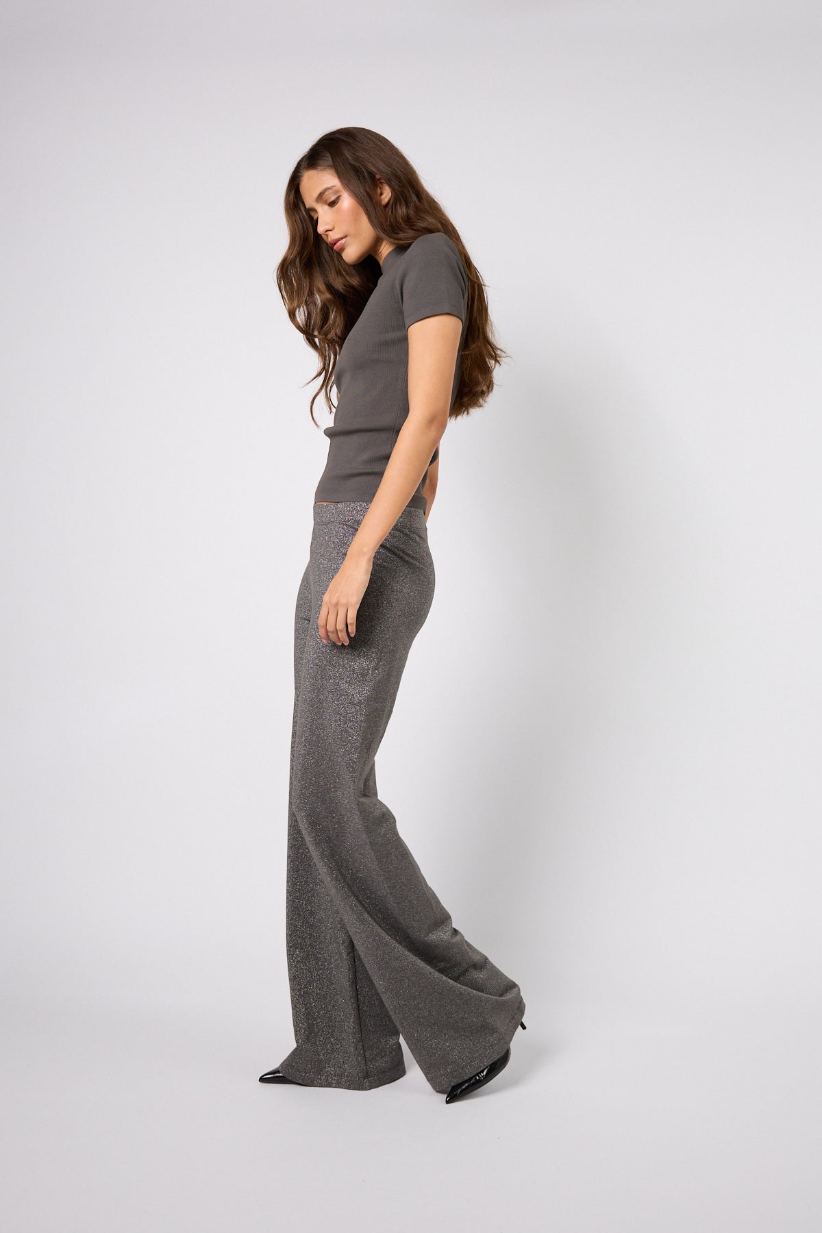 Loui Flared Pants Graphite