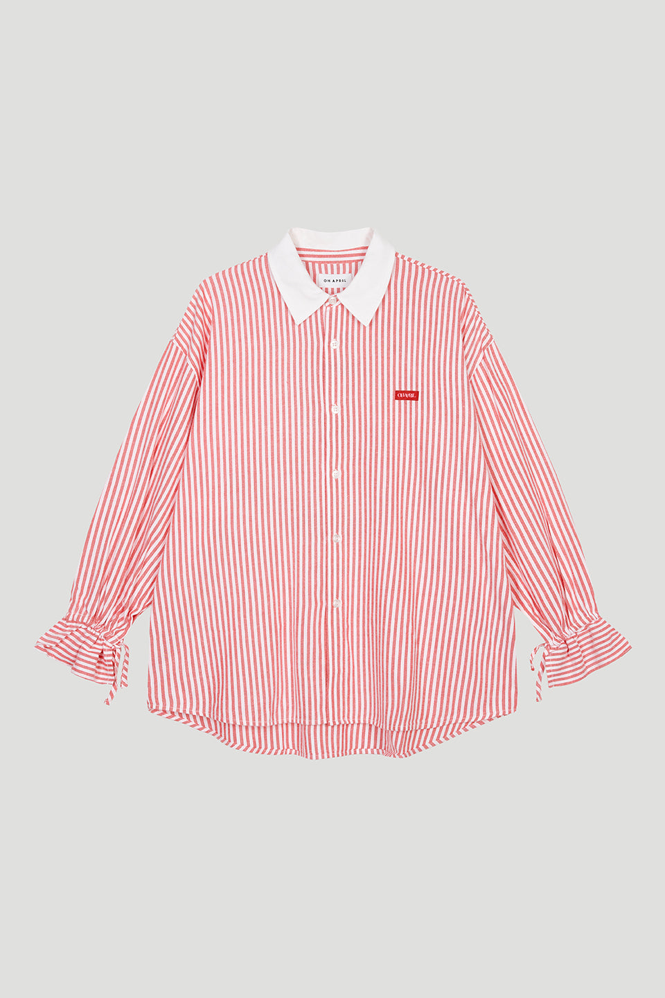 Luna Shirt White/Crimson