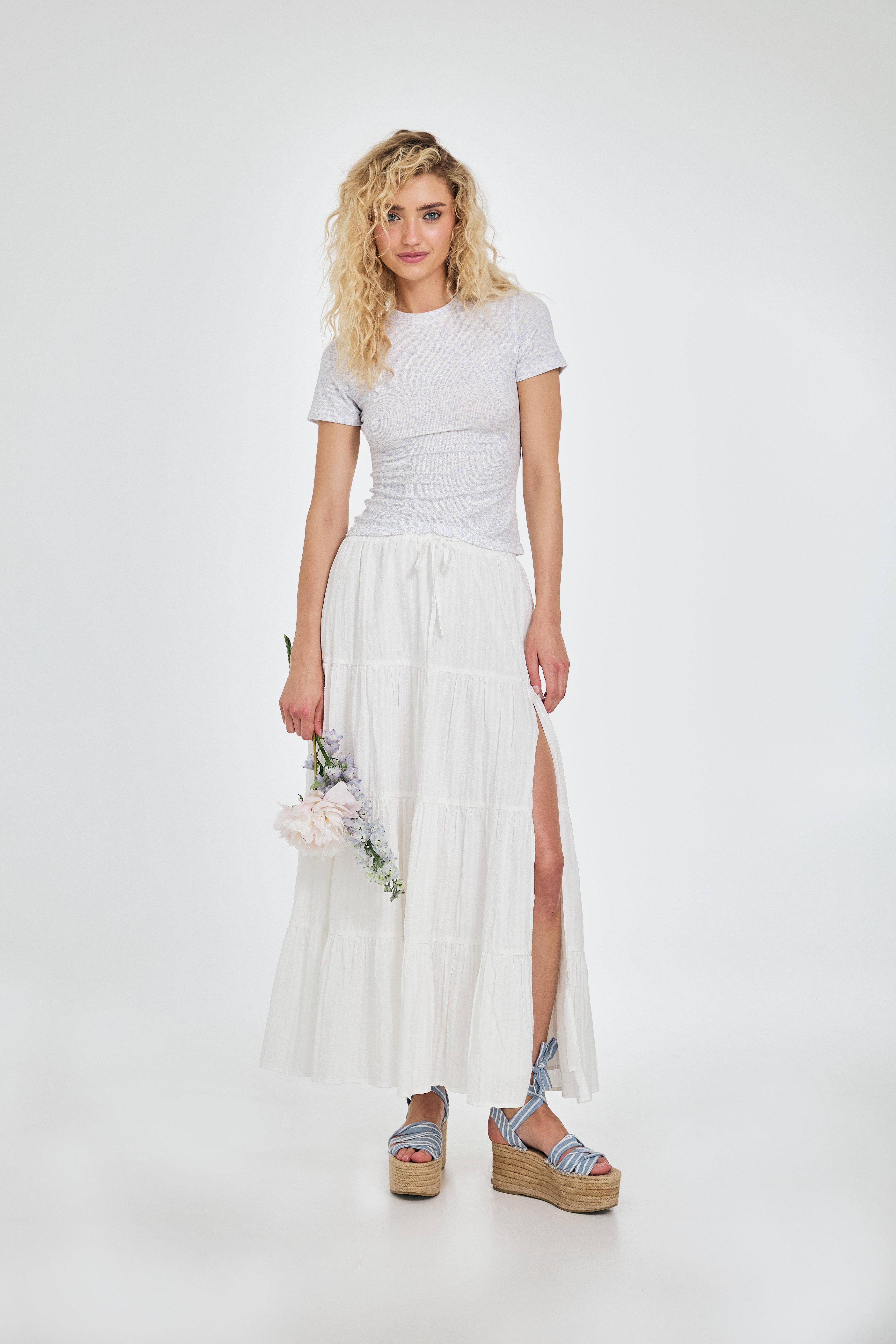 Valeska Skirt Off White