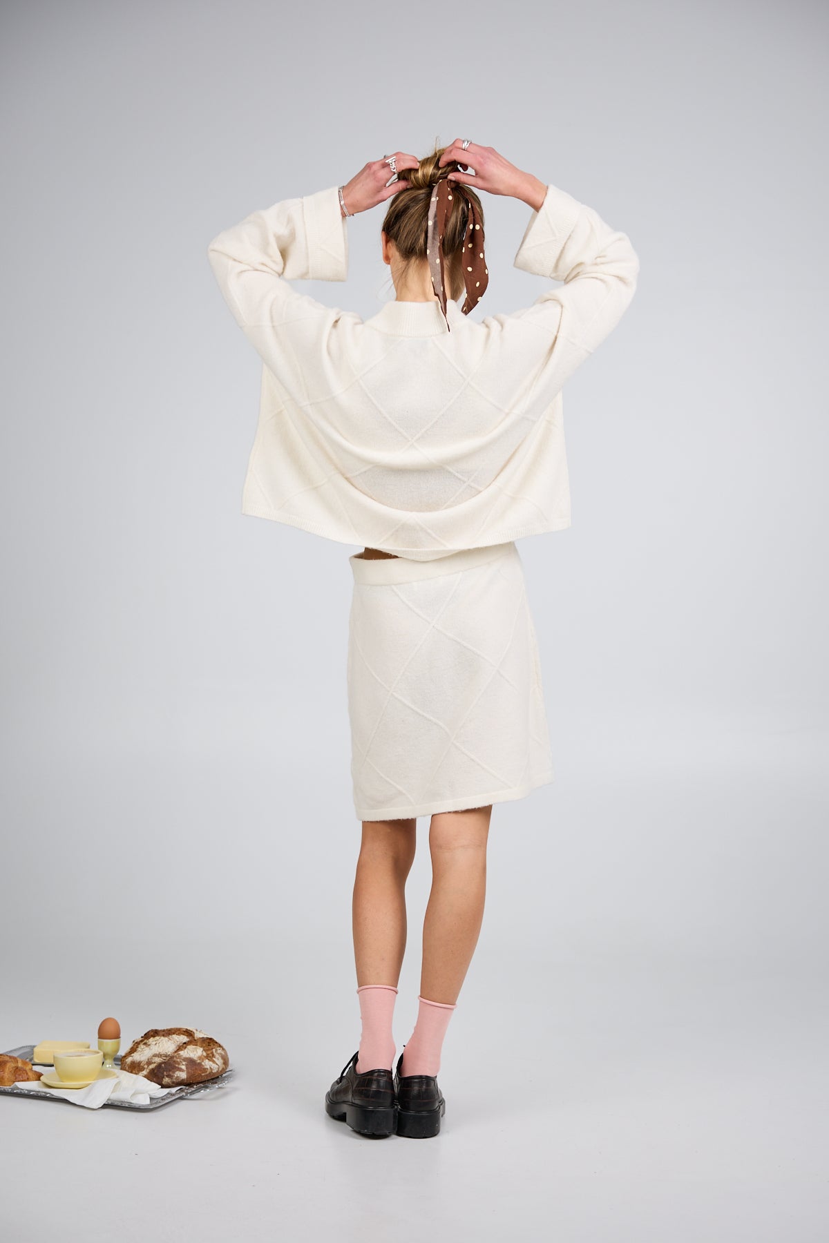 May A-Line Skirt Off White