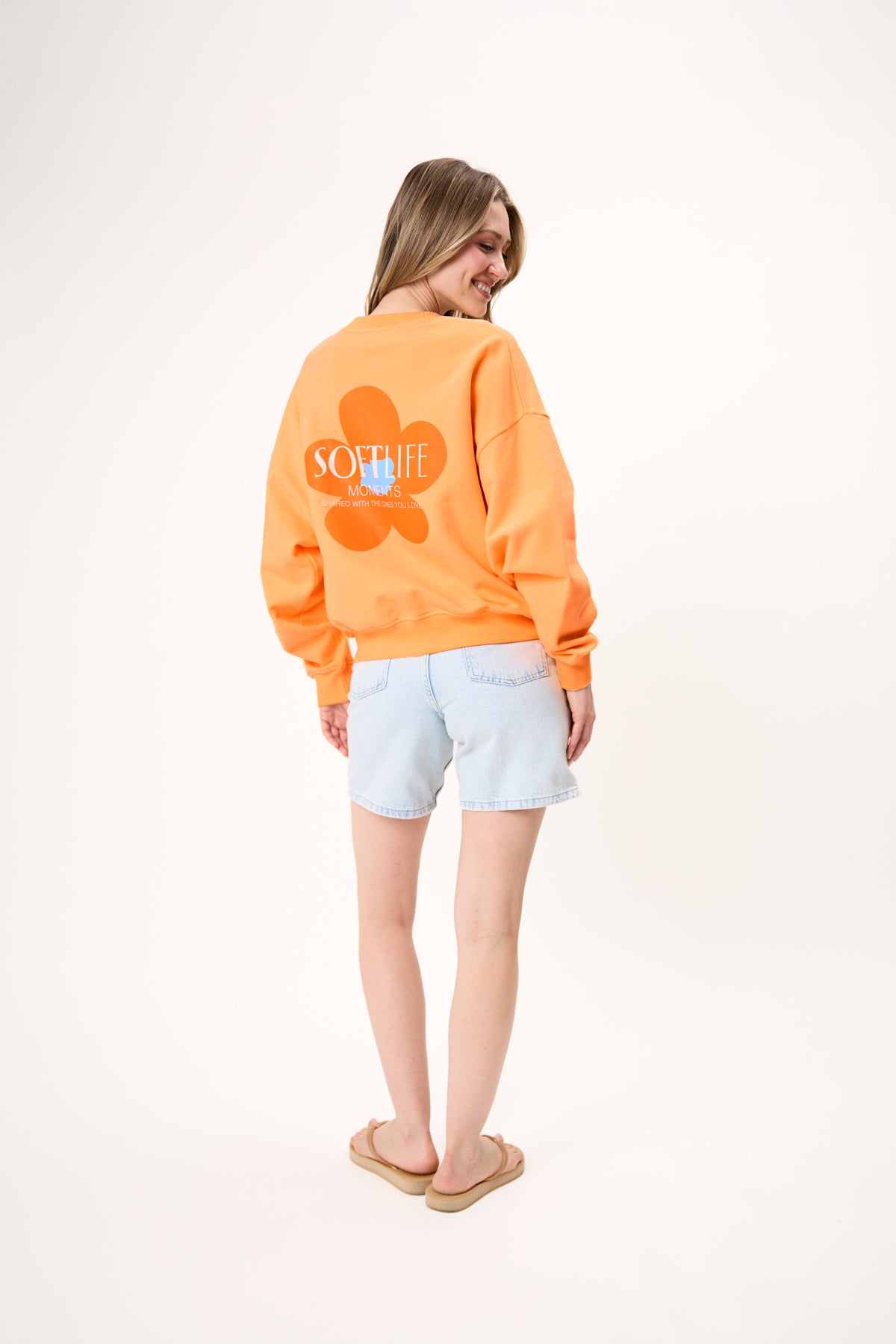 Regular Sweater Soft Life Peach