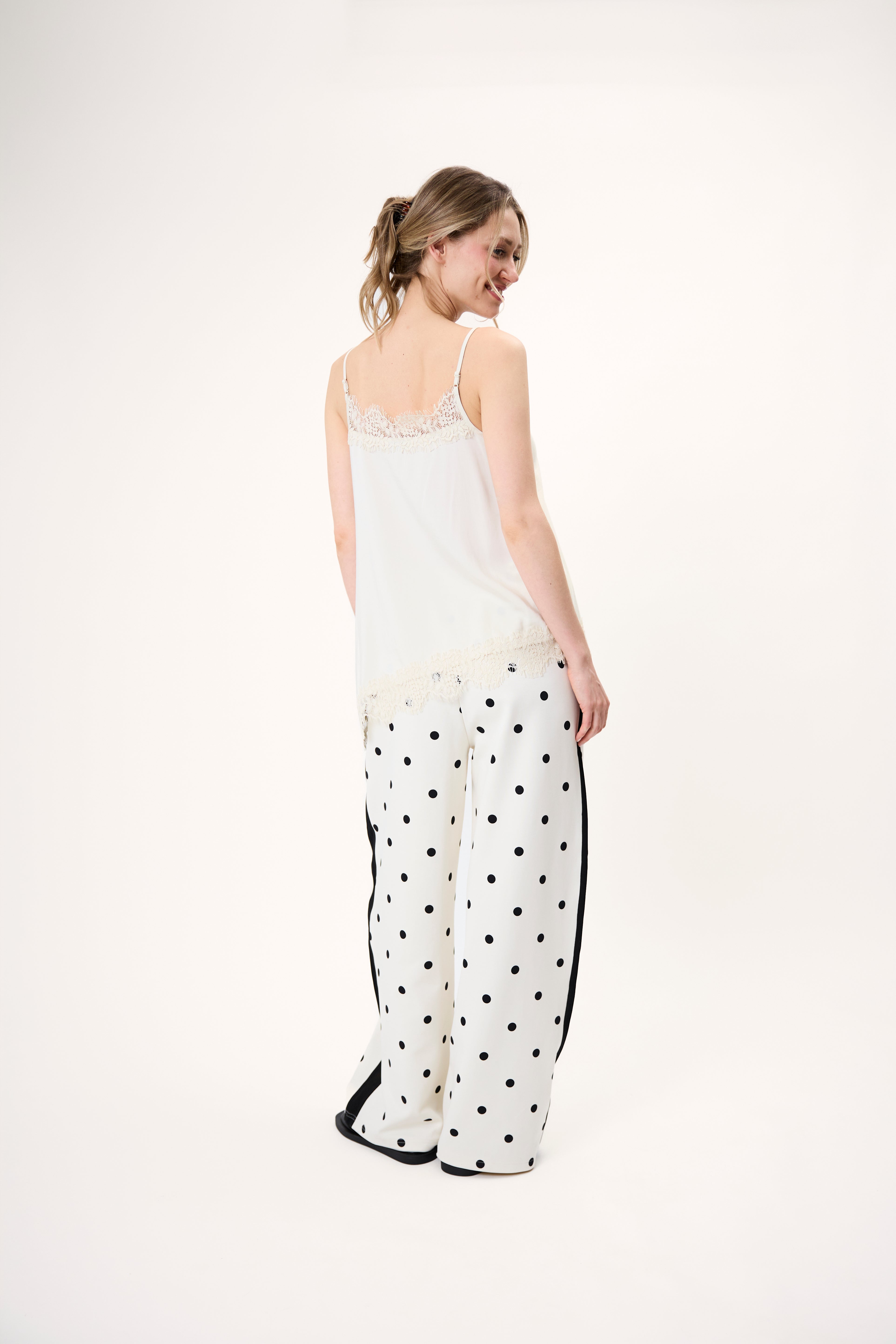 Tami Satin Top Off White