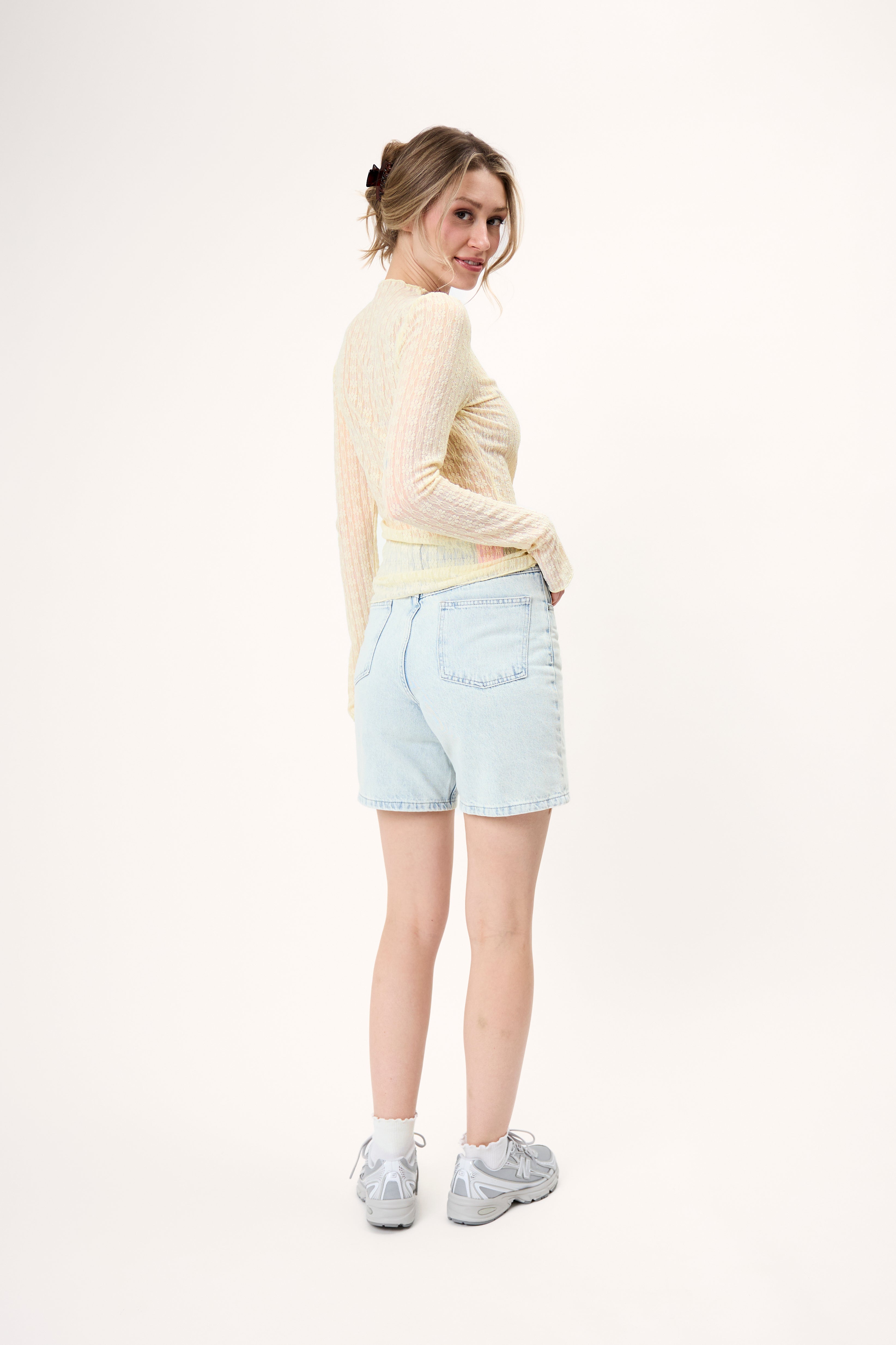 Zahara Lace Longsleeve Off White