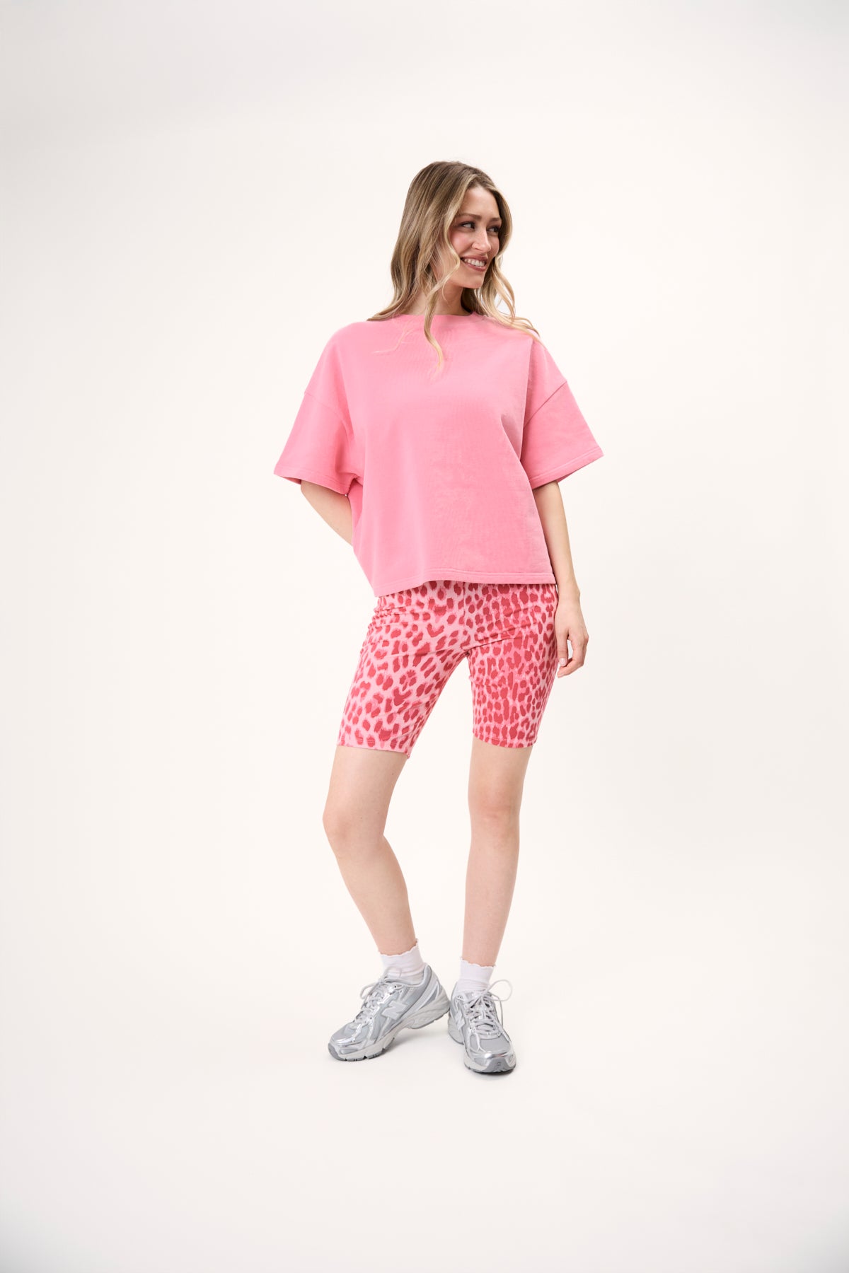 Karo Short Sleeve Sweater Light Pink