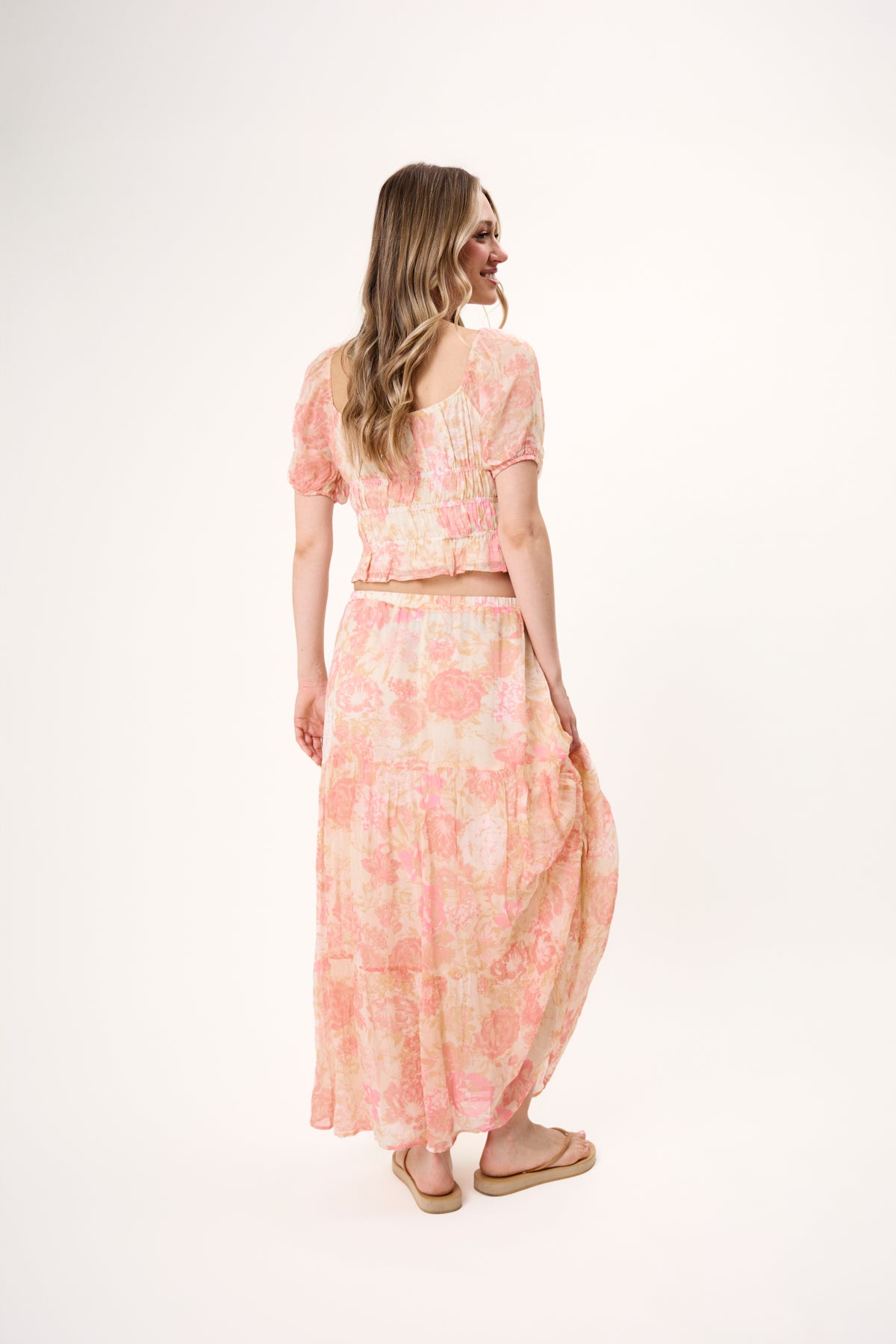 Maelle Blouse Soft Floral