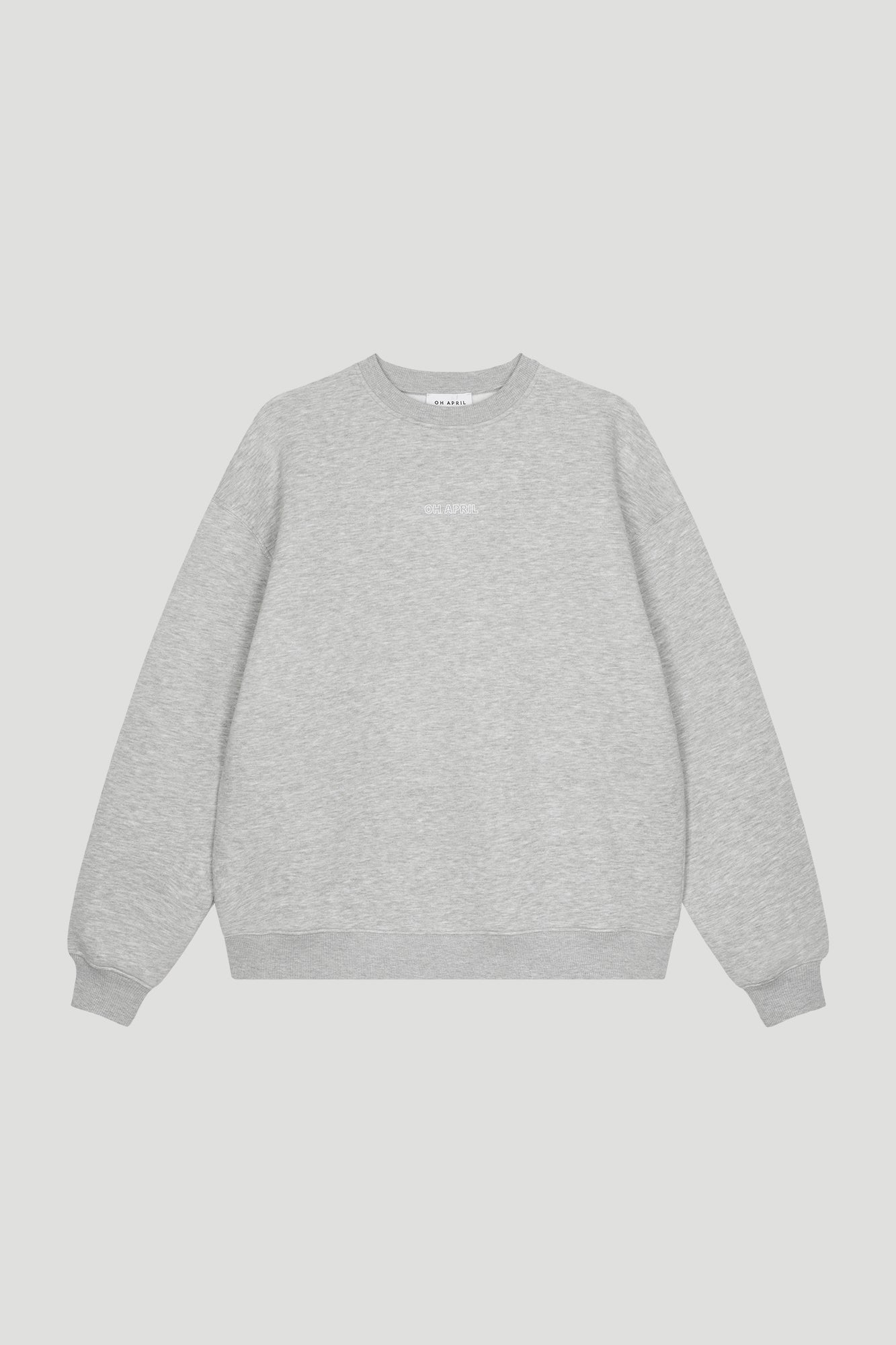 Oversized Sweater Space Grey Melange