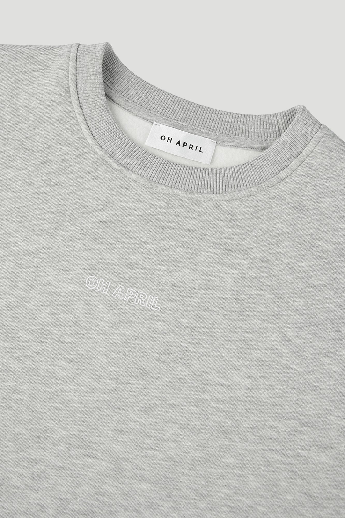 Oversized Sweater Space Grey Melange