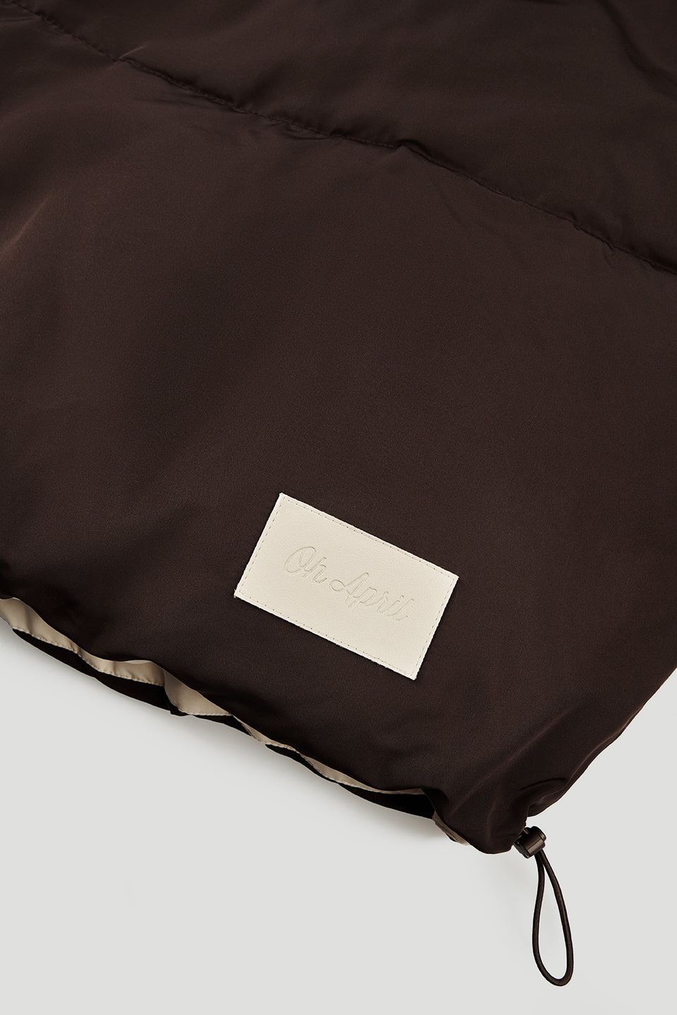 Nicky Puffer Jacket Truffle/Polkadots