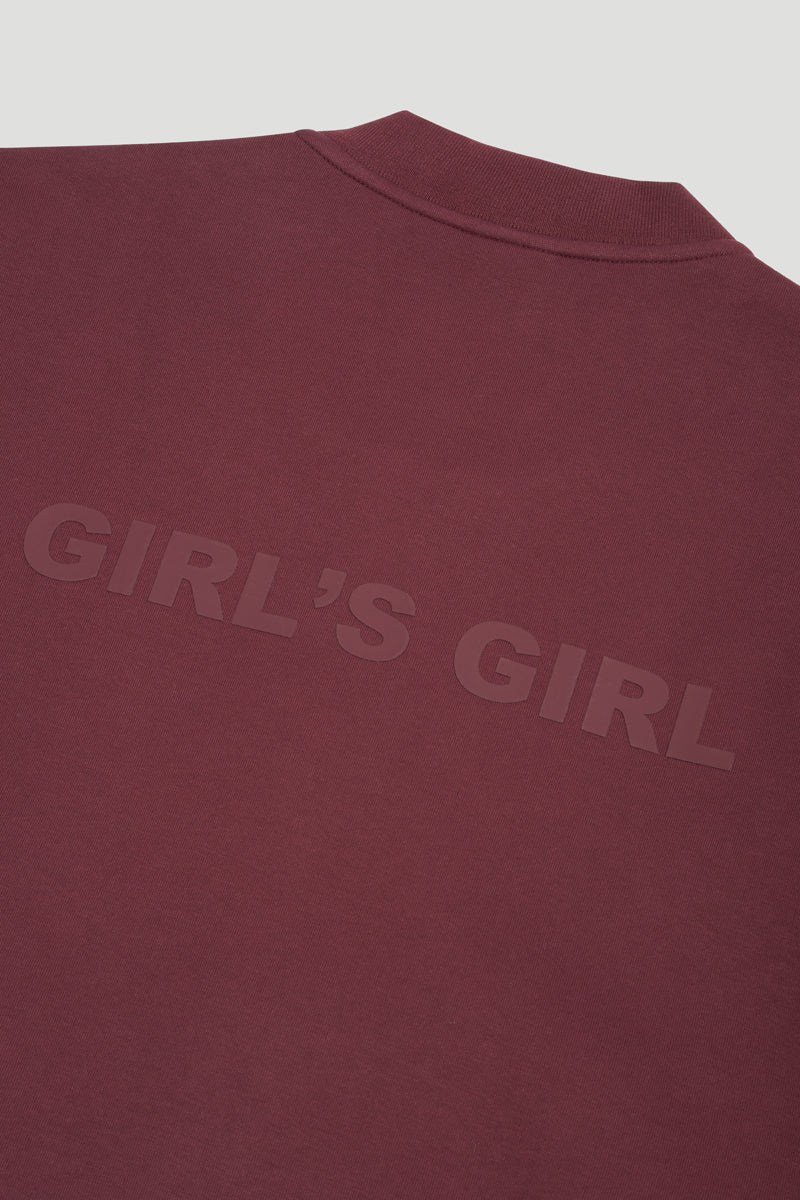 Niva Sweat Bomberjacket Aubergine Brown