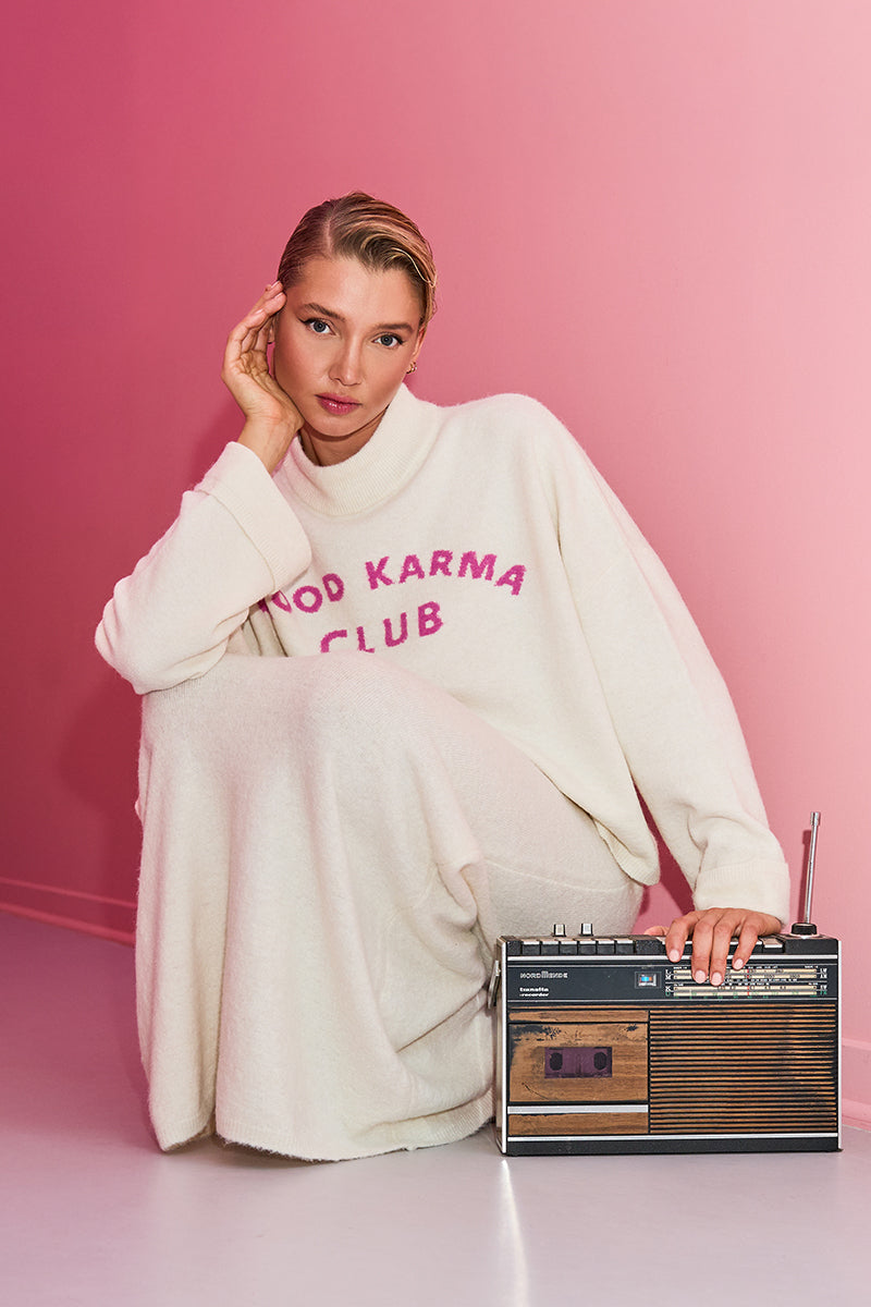 Coco Knit Jumper Off White