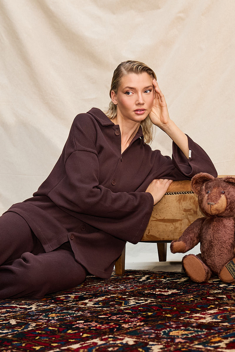 Fleur Winter Blouse Truffle