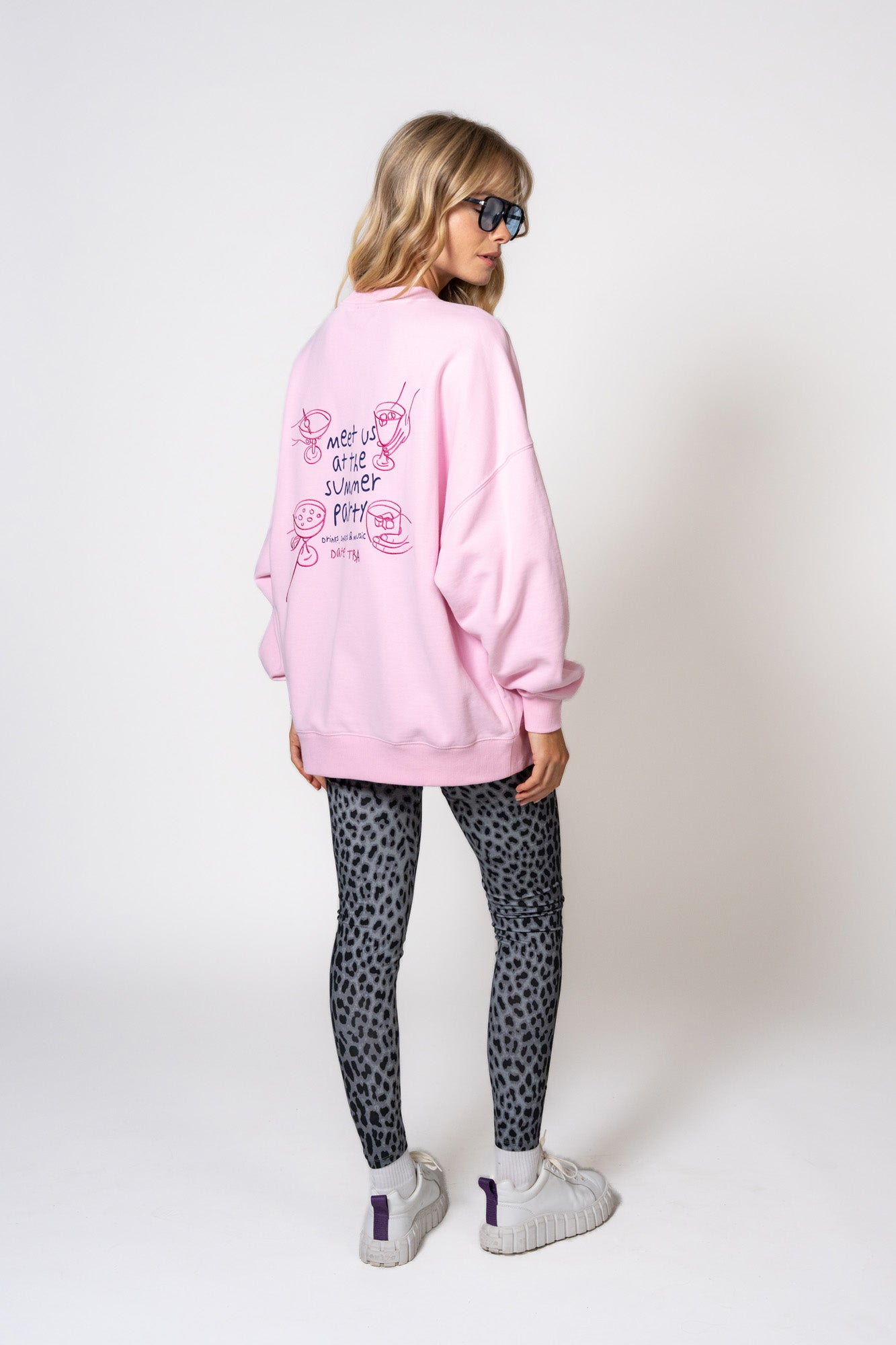 Crewneck Sweater Summer Party Soft Blush