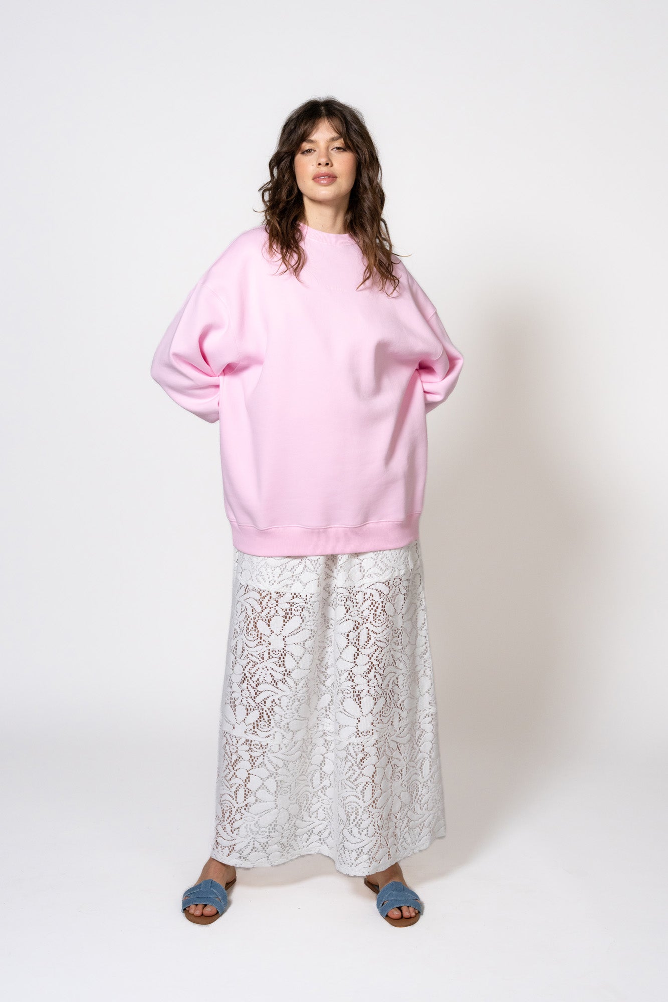 Oversized Sweater Soft Blush