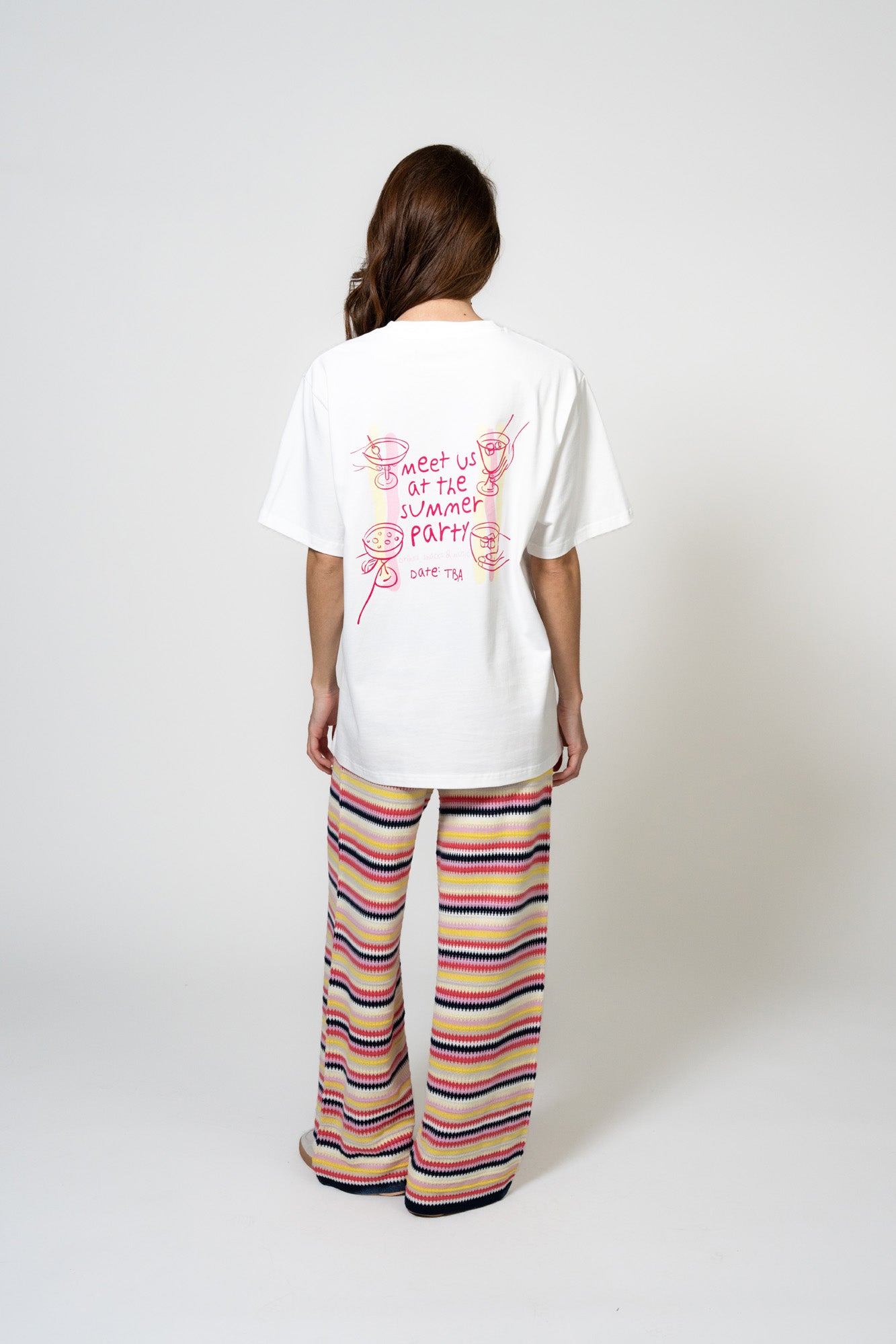 BF T-Shirt Summer Party Stripe