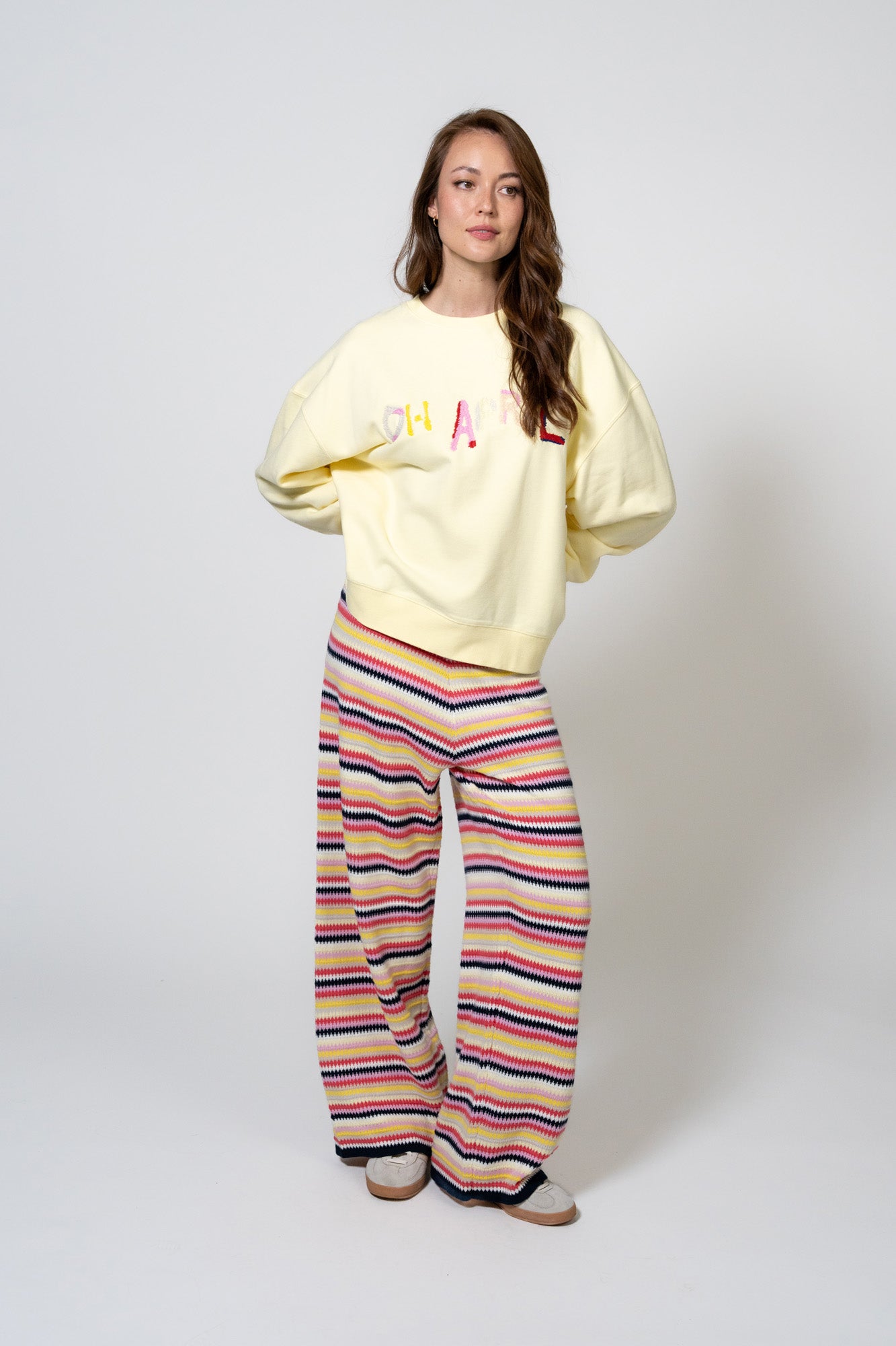 Oversized Sweater Varied OH APRIL Lemon