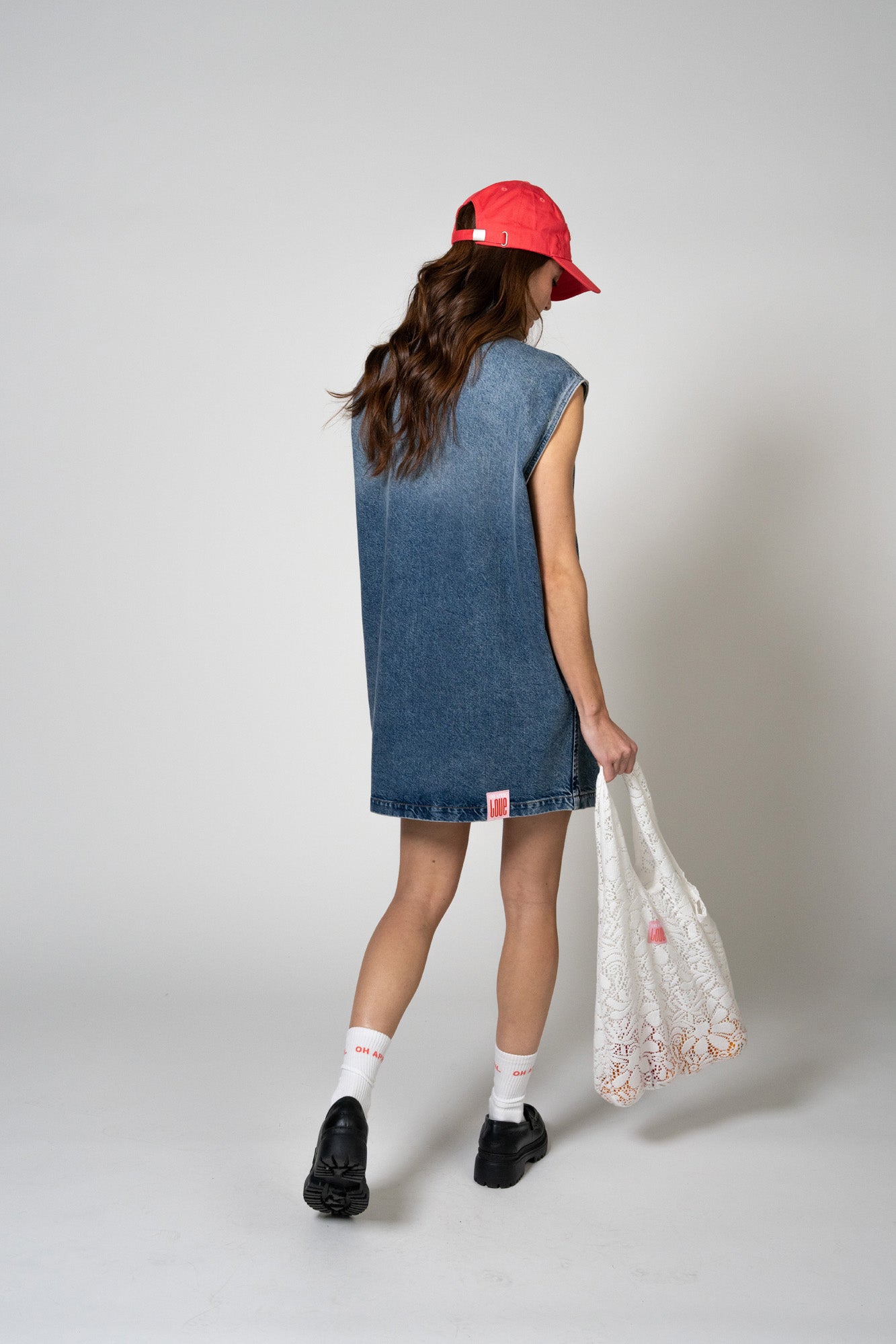 Meva Denim Dress Denim Mid Blue