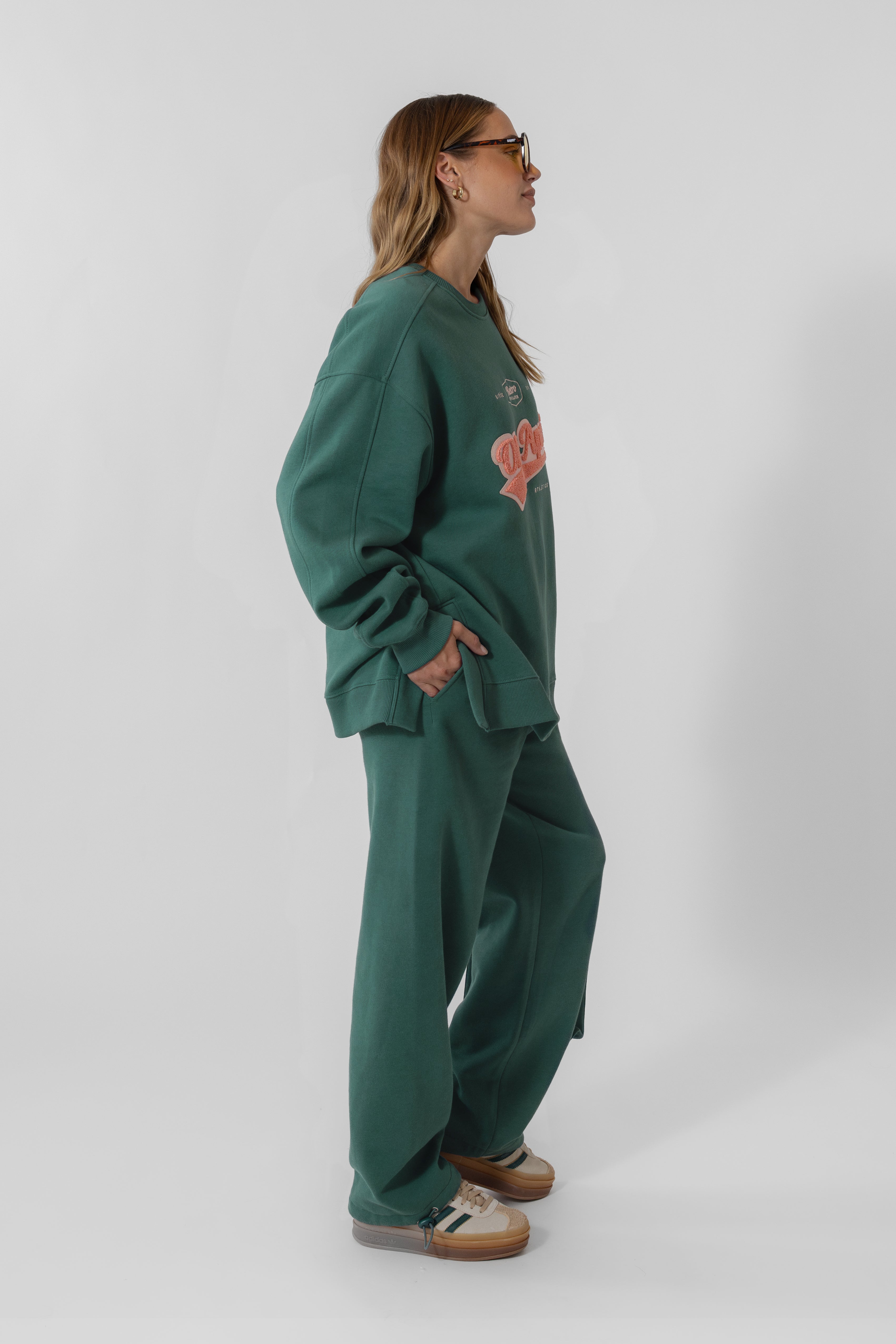 Ivo Sweatshirt Retro OH APRIL Forest Green