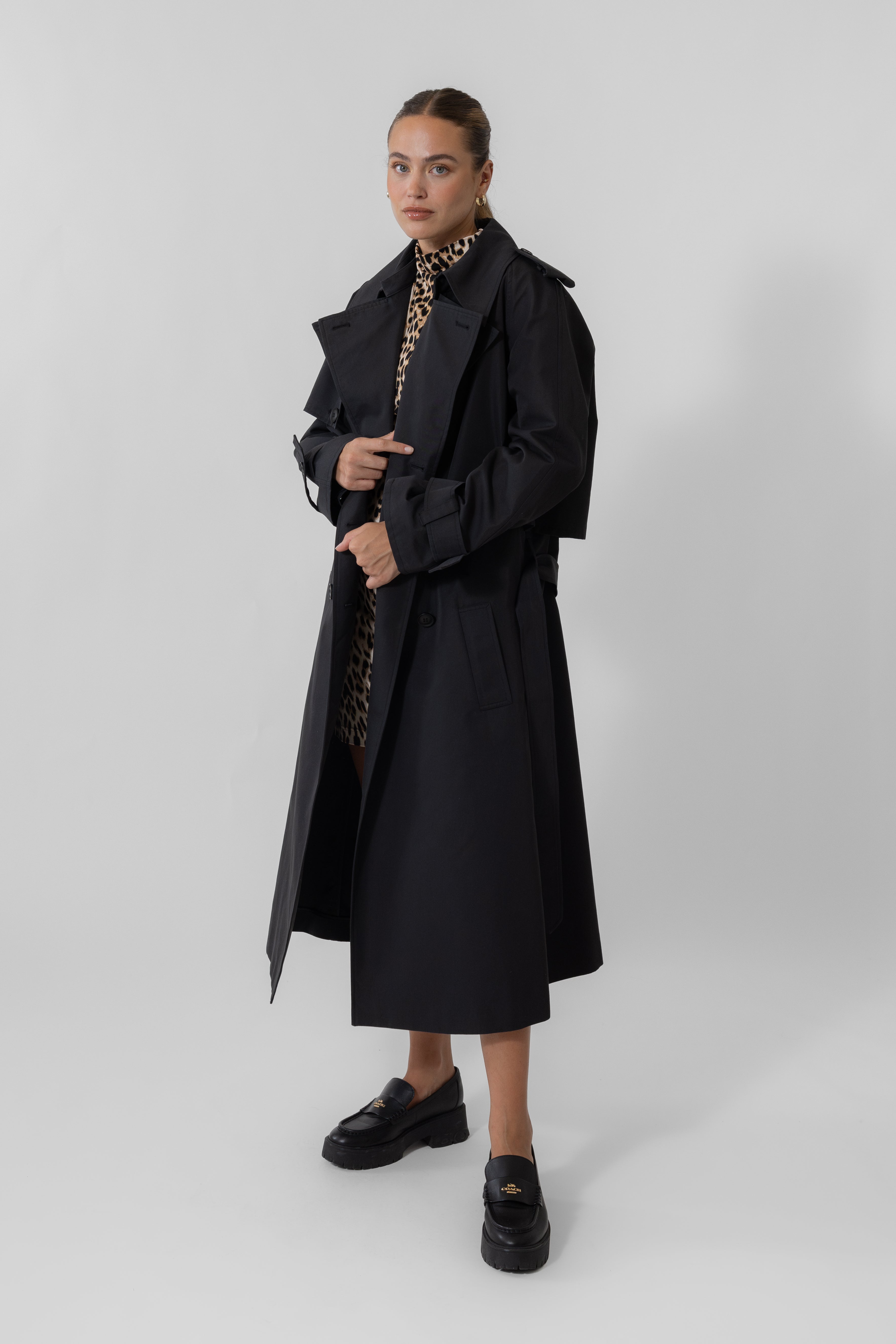 Aubrey Trenchcoat Black