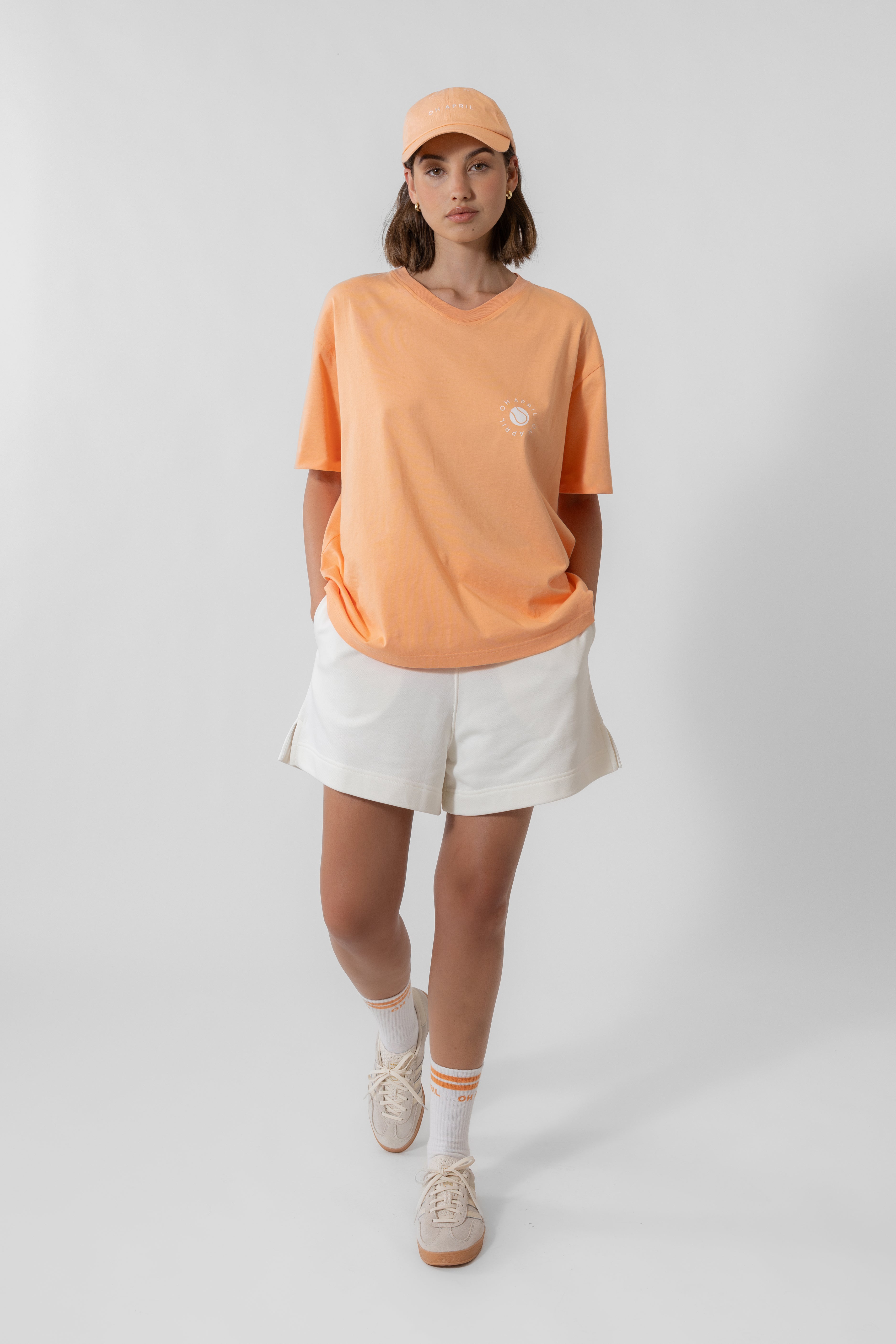Boyfriend T-Shirt Peach Progress