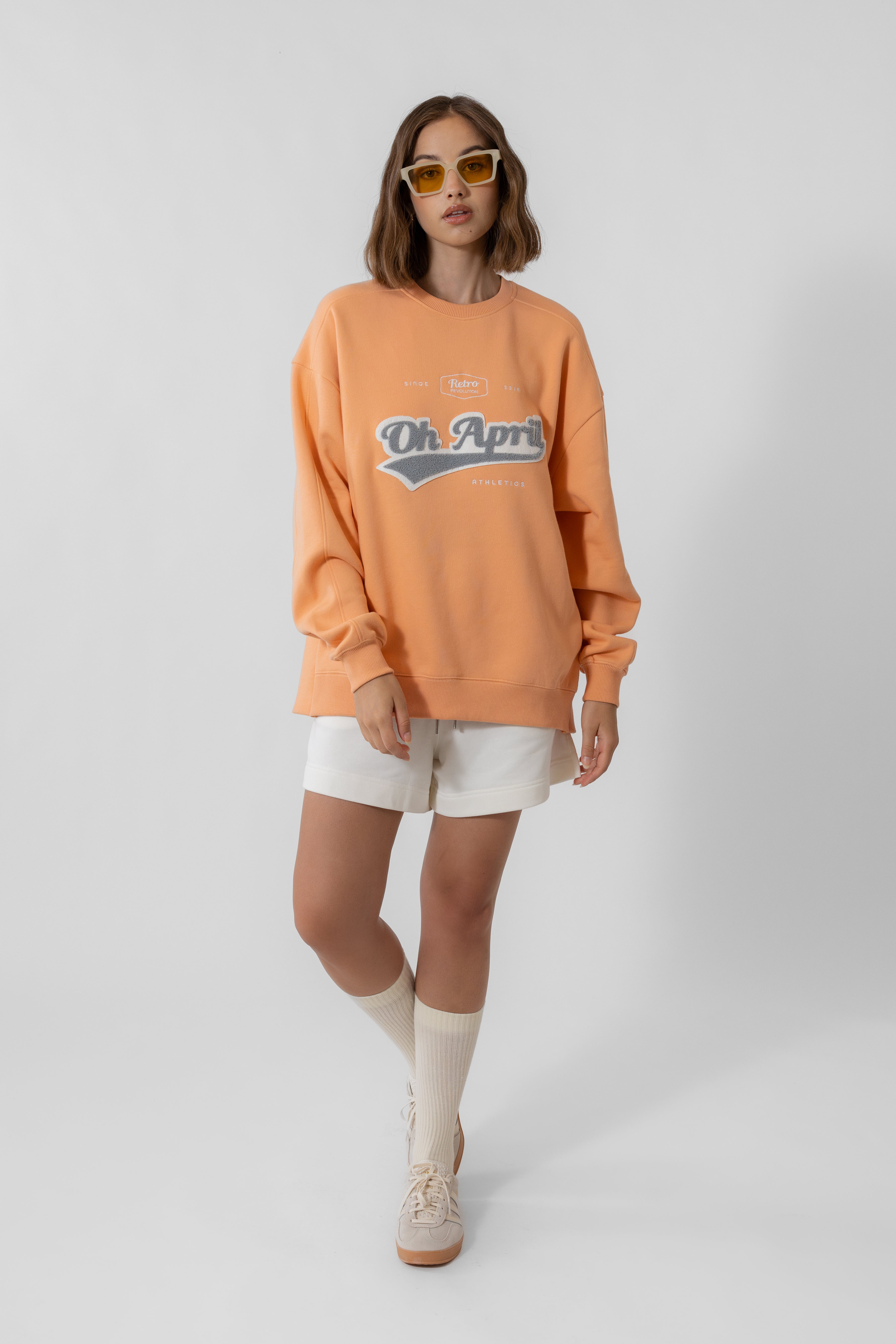 Ivo Sweatshirt Retro OH APRIL Peach