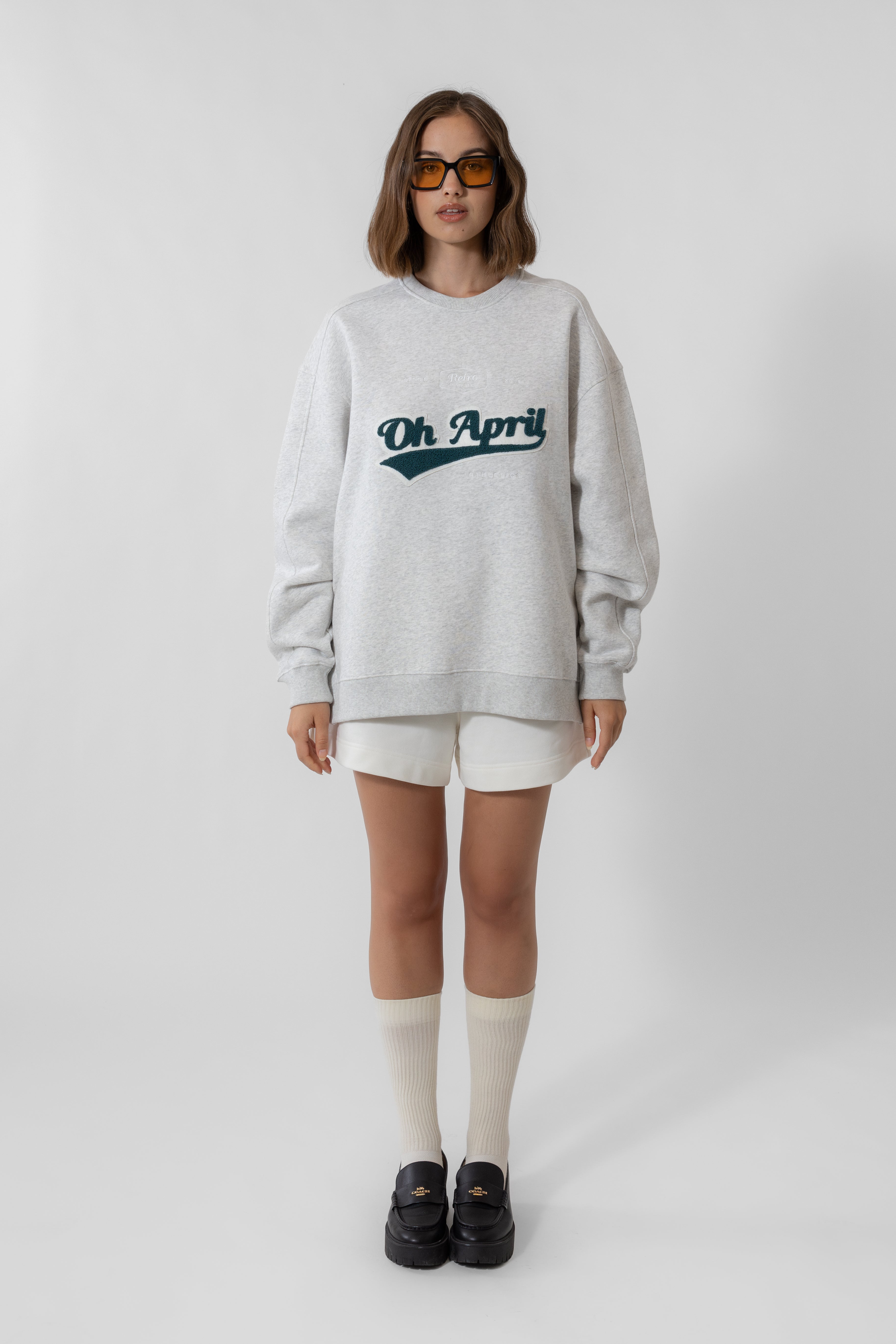 Ivo Sweatshirt Retro OH APRIL Grey