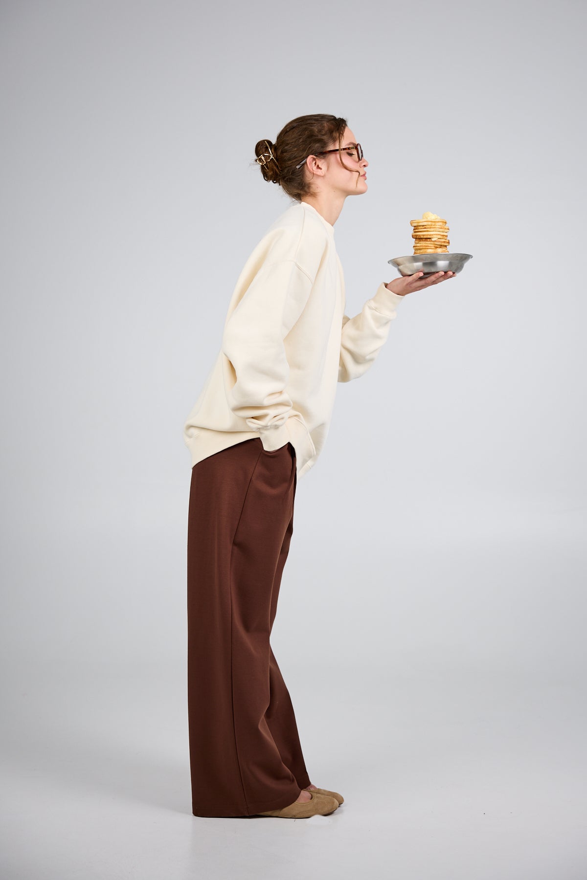 OV Sweater Pancake Off White