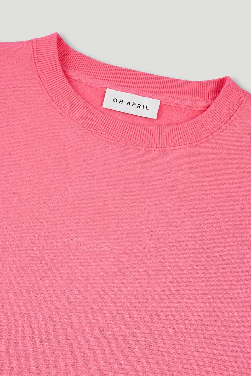 OV Sweater Ribbon Guide Dark Rose