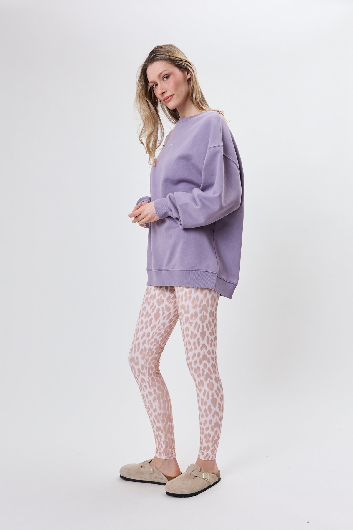 Oversized Sweater Foggy Lilac Acid